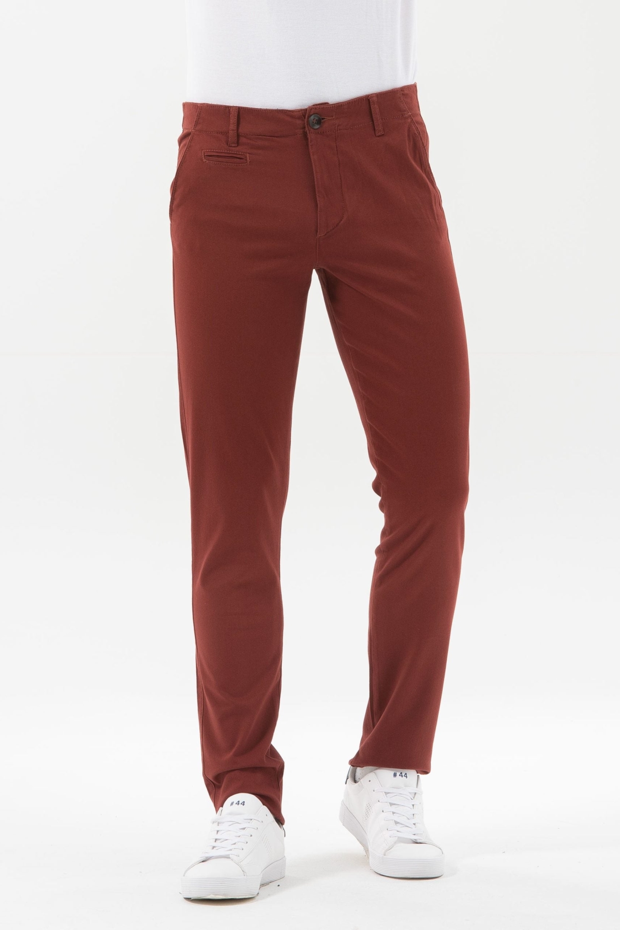 ORGANICATION Herren vegan Slim Chino Hose Braun