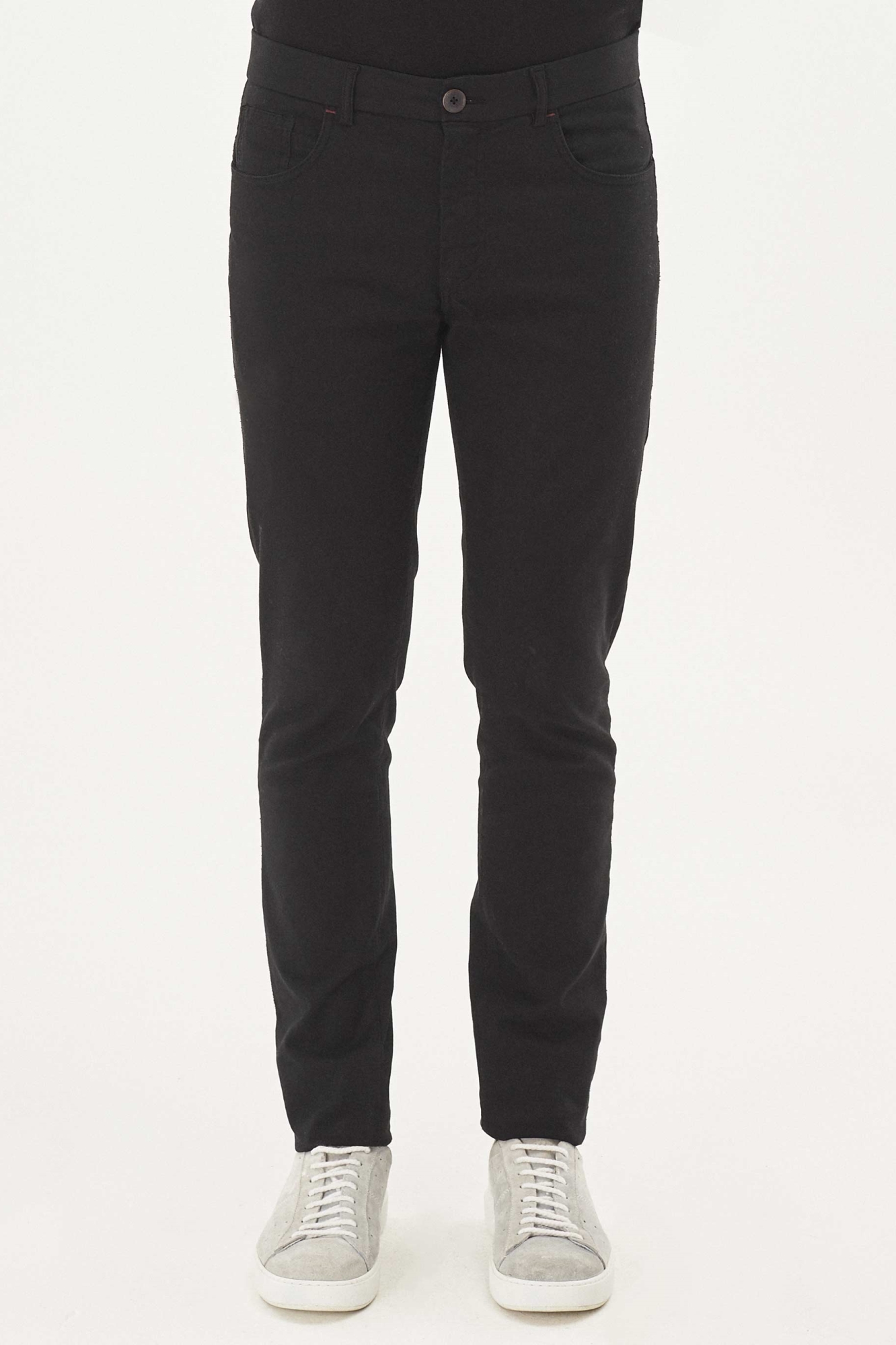 Image of ORGANICATION mannen vegan Broek Regular Fit Zwart