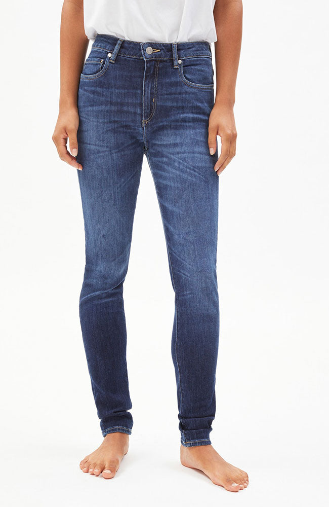 ARMEDANGELS Damen vegan Tillaa Jeans Dark Ink Blau