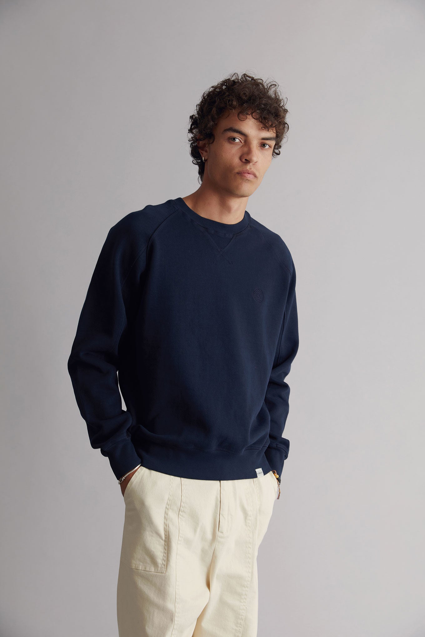 Image of KOMODO mannen vegan Anton Sweatshirt Navy