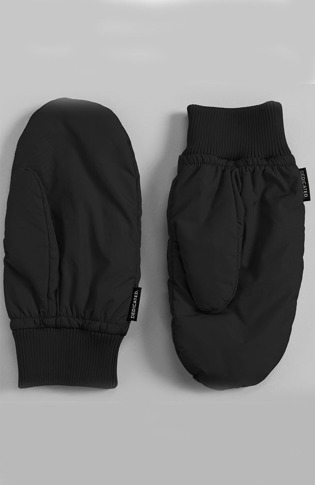 DEDICATED men vegan Mittens Black