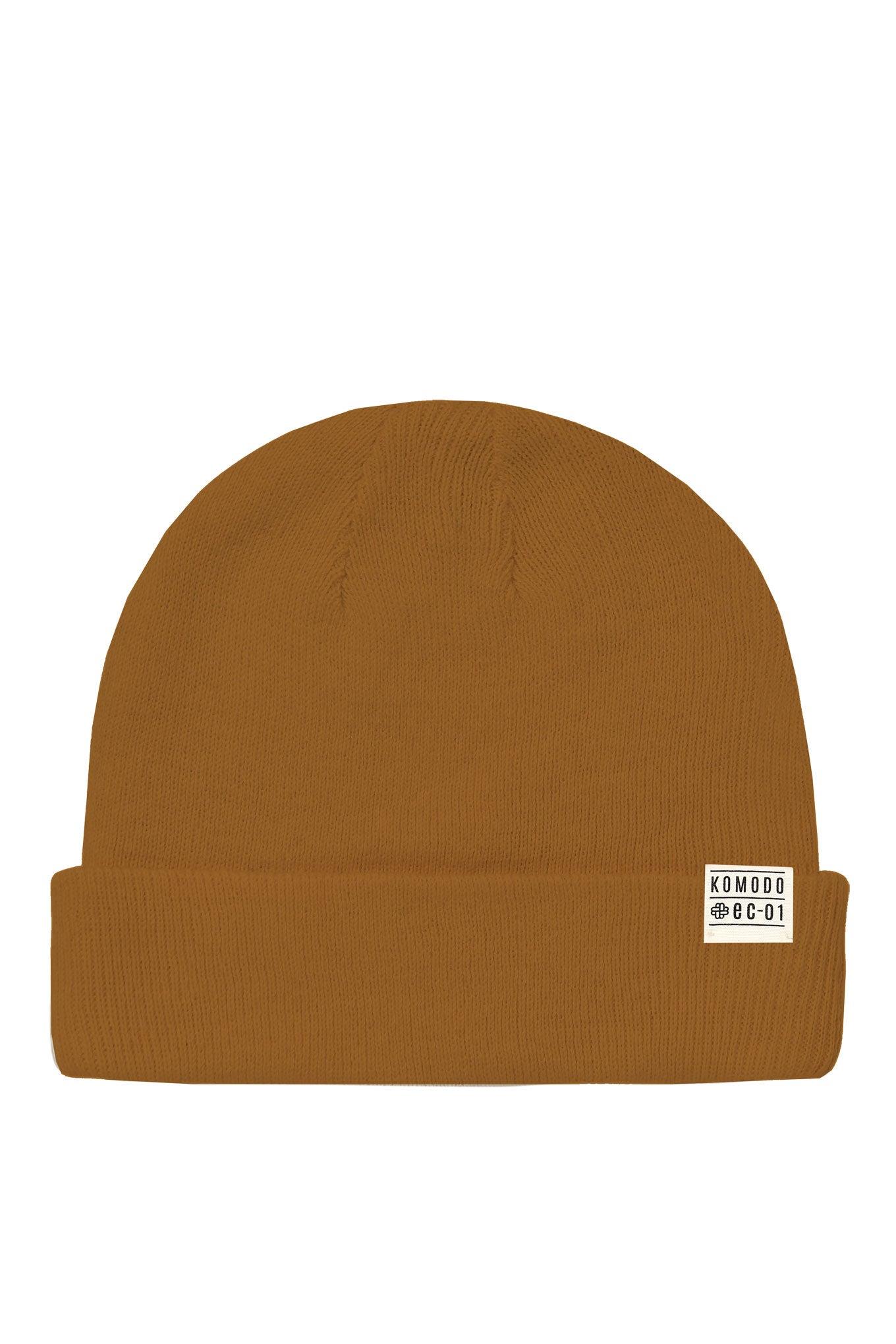 KOMODO men vegan Beanie Sumiye Organic Cotton Spiced Ginger
