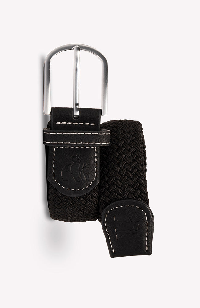 Swole Panda men vegan Belt Jet Black