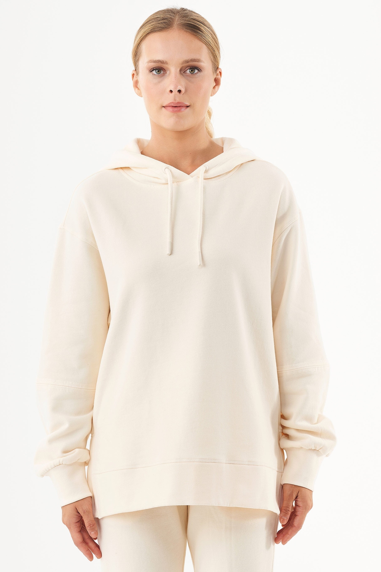 ORGANICATION Damen vegan Sweat-Hoodie Aus Bio-Baumwolle Off-White