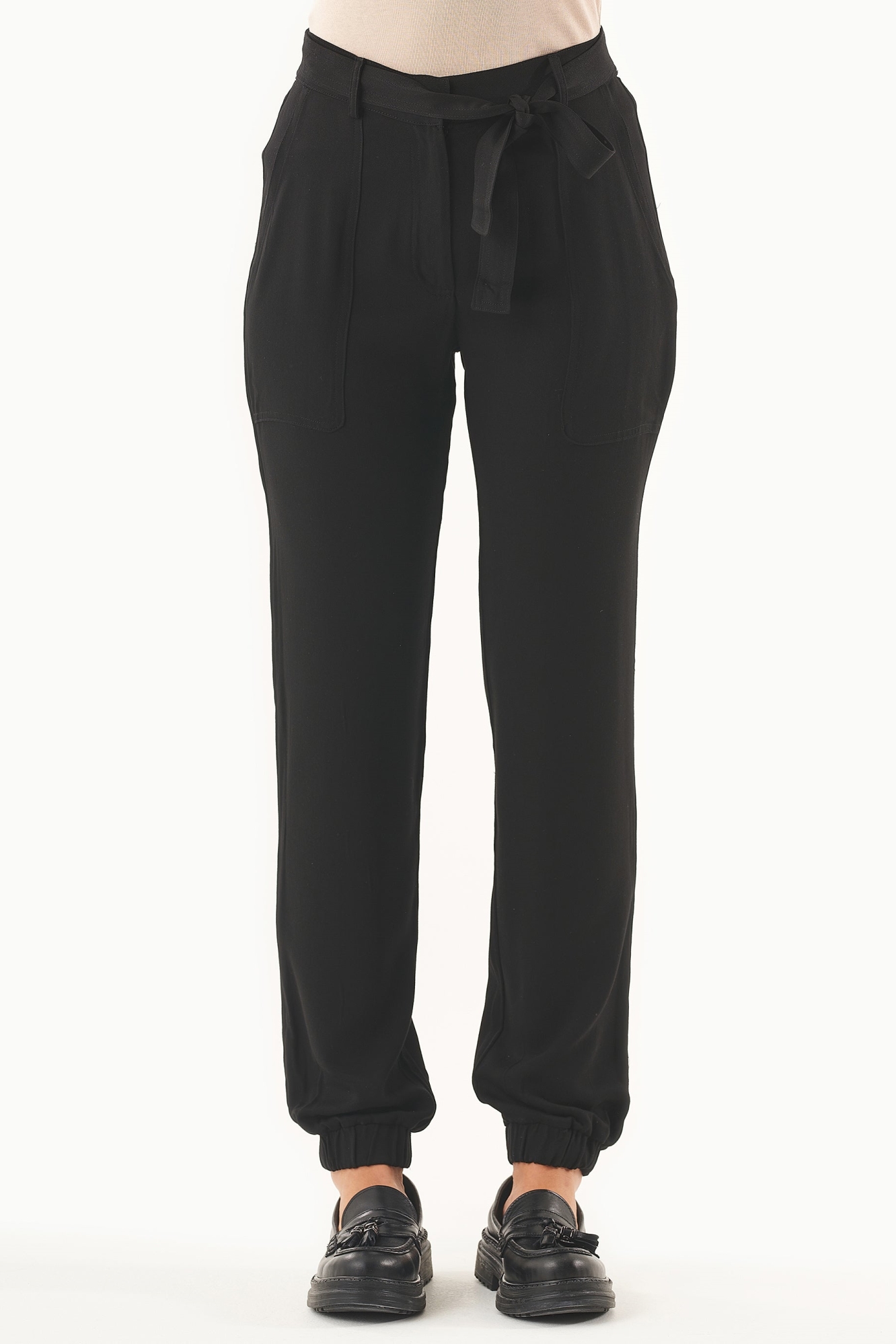 ORGANICATION Damen vegan Jogginghose Ecovero Schwarz
