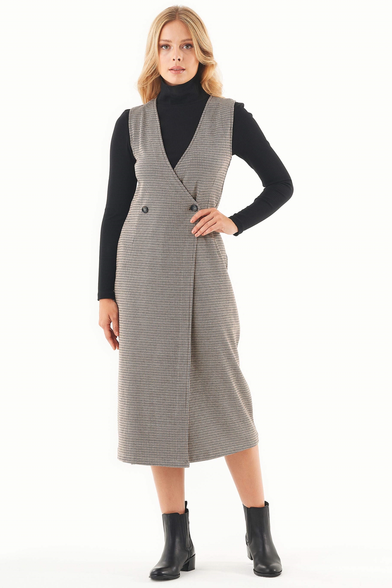 ORGANICATION Damen vegan Kleid Bio-Baumwoll-Mix Mehrfarbig