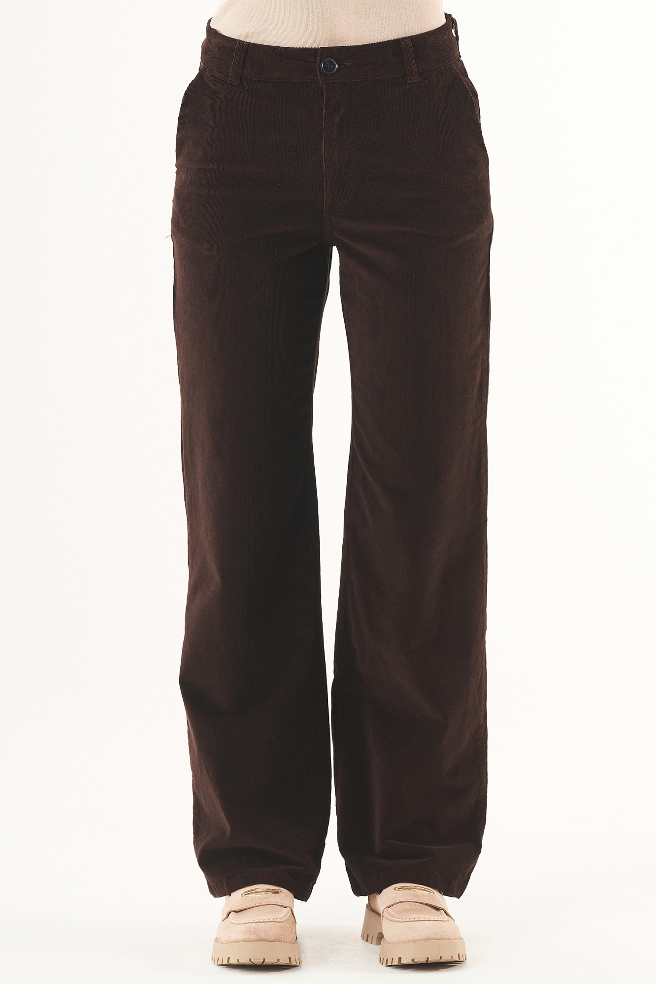 ORGANICATION Damen vegan Cordhose Camel