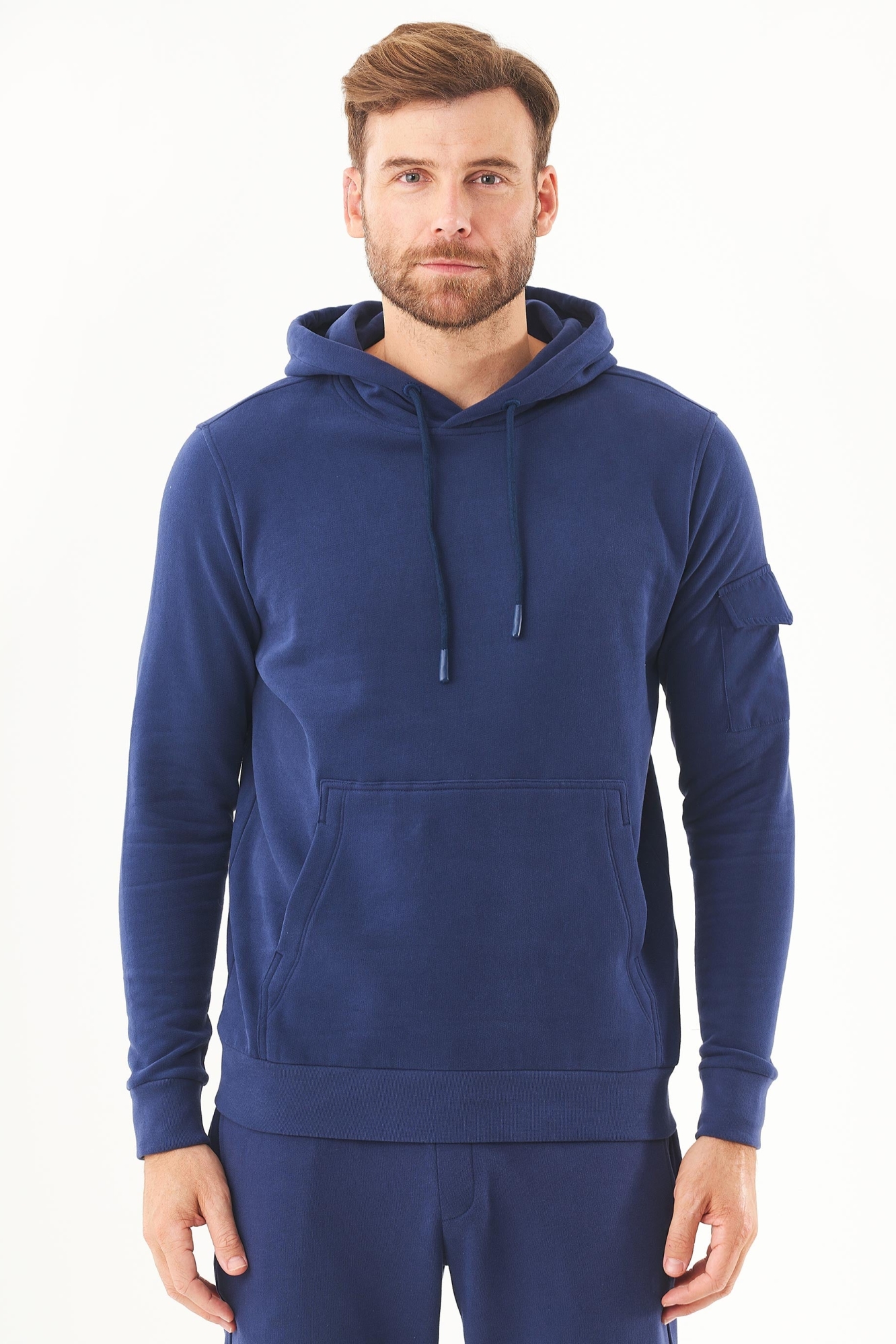ORGANICATION Herren vegan Soft Touch Sweat Hoodie Navy