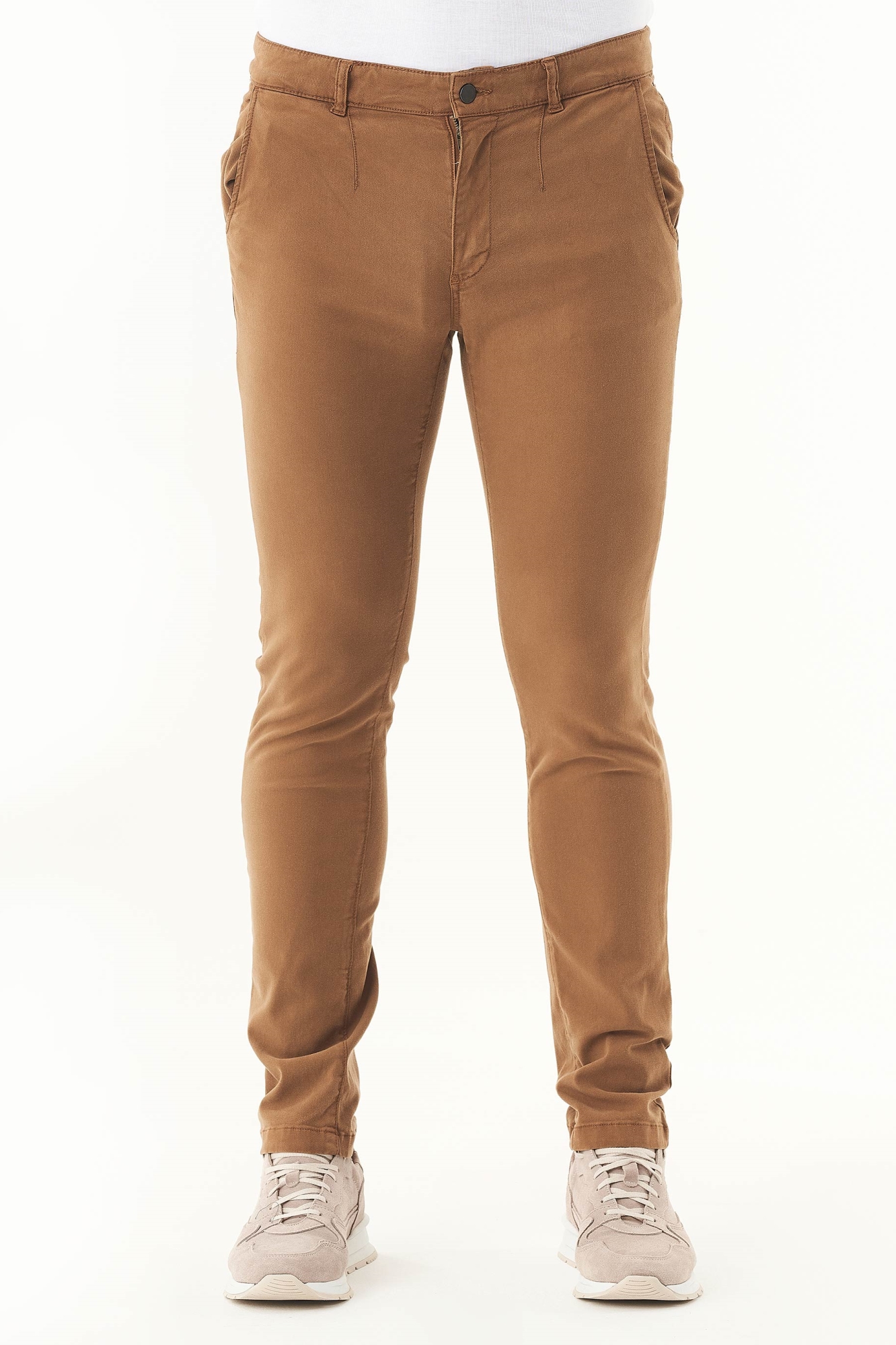 ORGANICATION Herren vegan Hose Tencel Braun