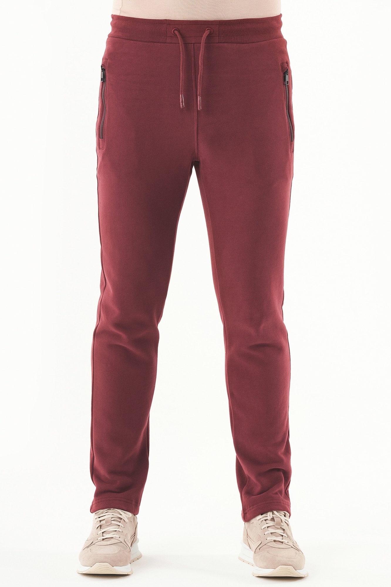 ORGANICATION Herren vegan Jogginghose Soft Touch Bordeaux