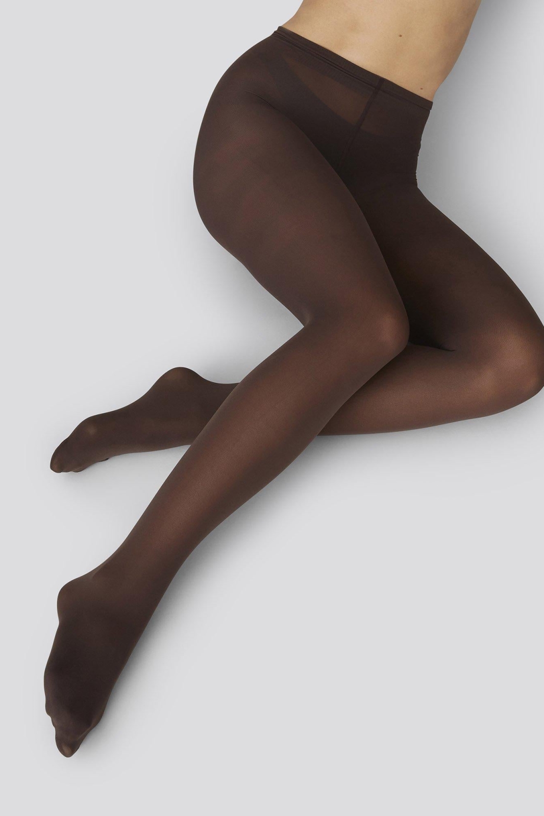 Swedish Stockings womens vegan Olivia Premium Tights Dark Brown