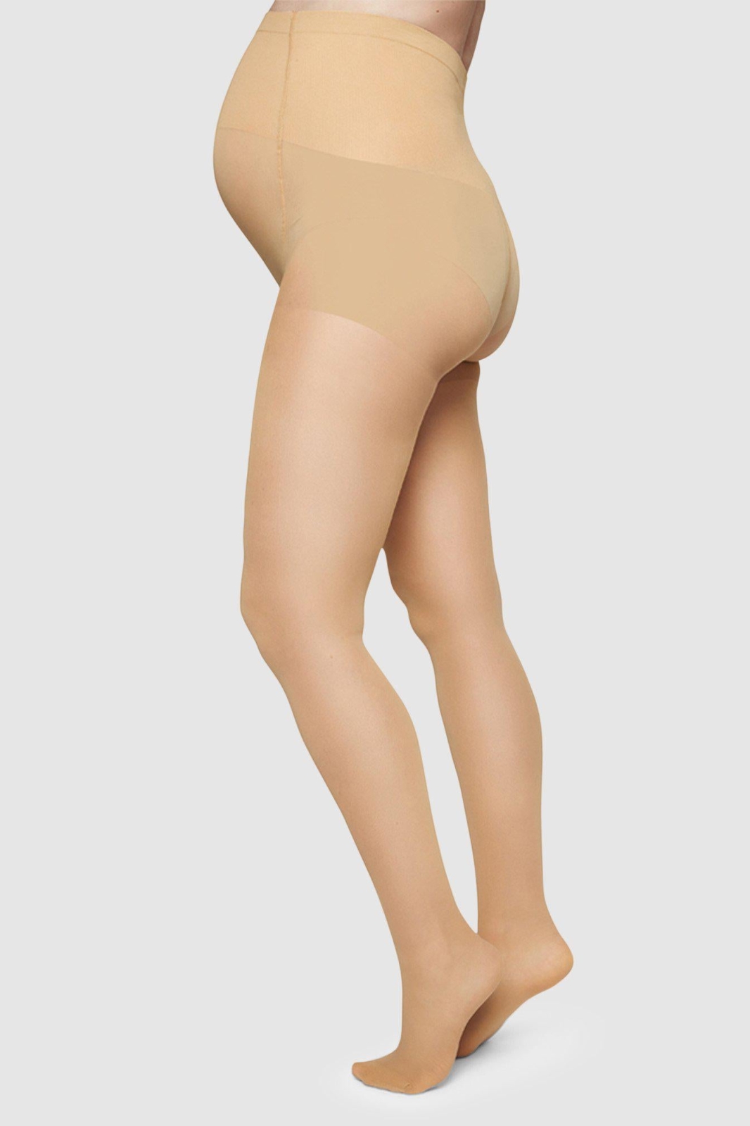 Swedish Stockings womens vegan Amanda Maternity Tights Sand