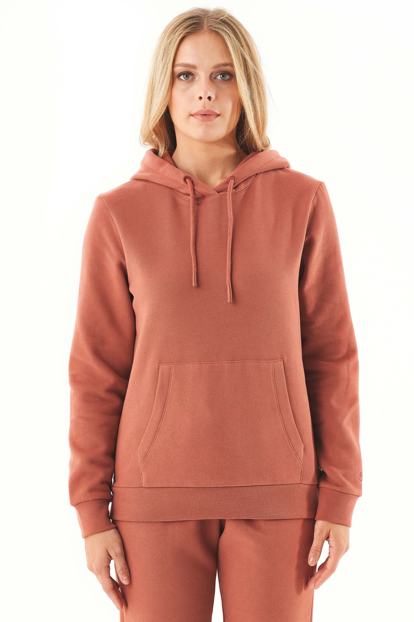 ORGANICATION Damen vegan Hoodie Haree Zimt