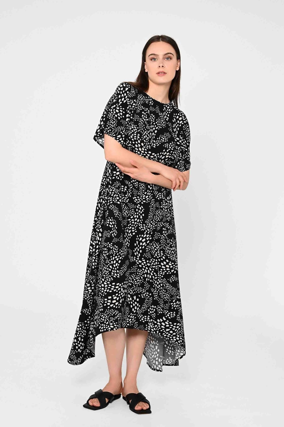 Image of LOVJOI dames vegan Jurk Odon Stream