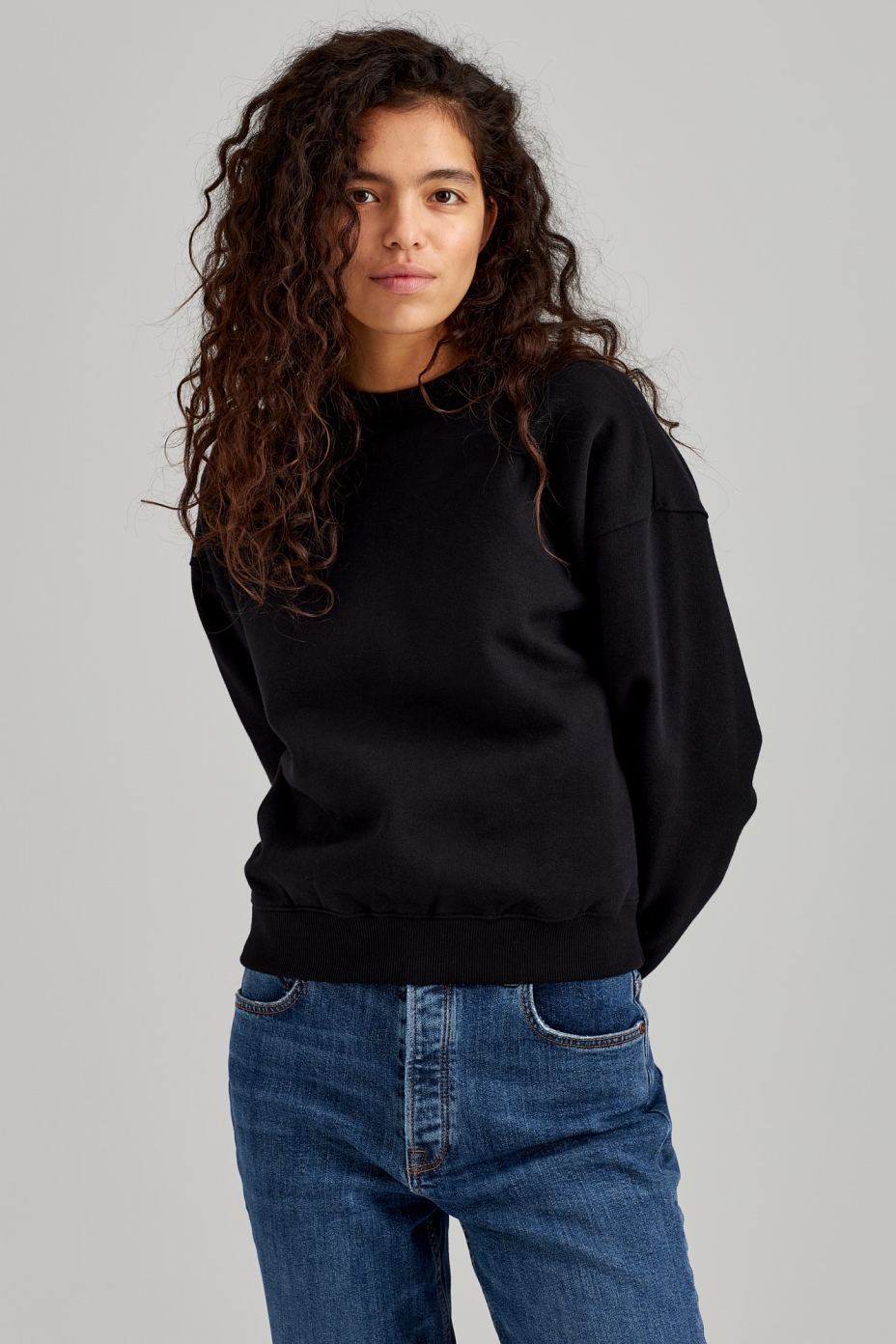 ThokkThokk Damen vegan Pullover Schwarz