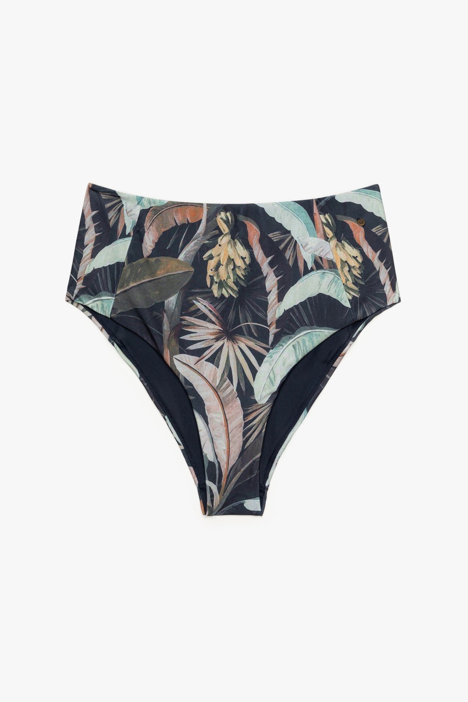 LOVJOI womens vegan Bikini Brief Kalmia Botanical Garden Dark