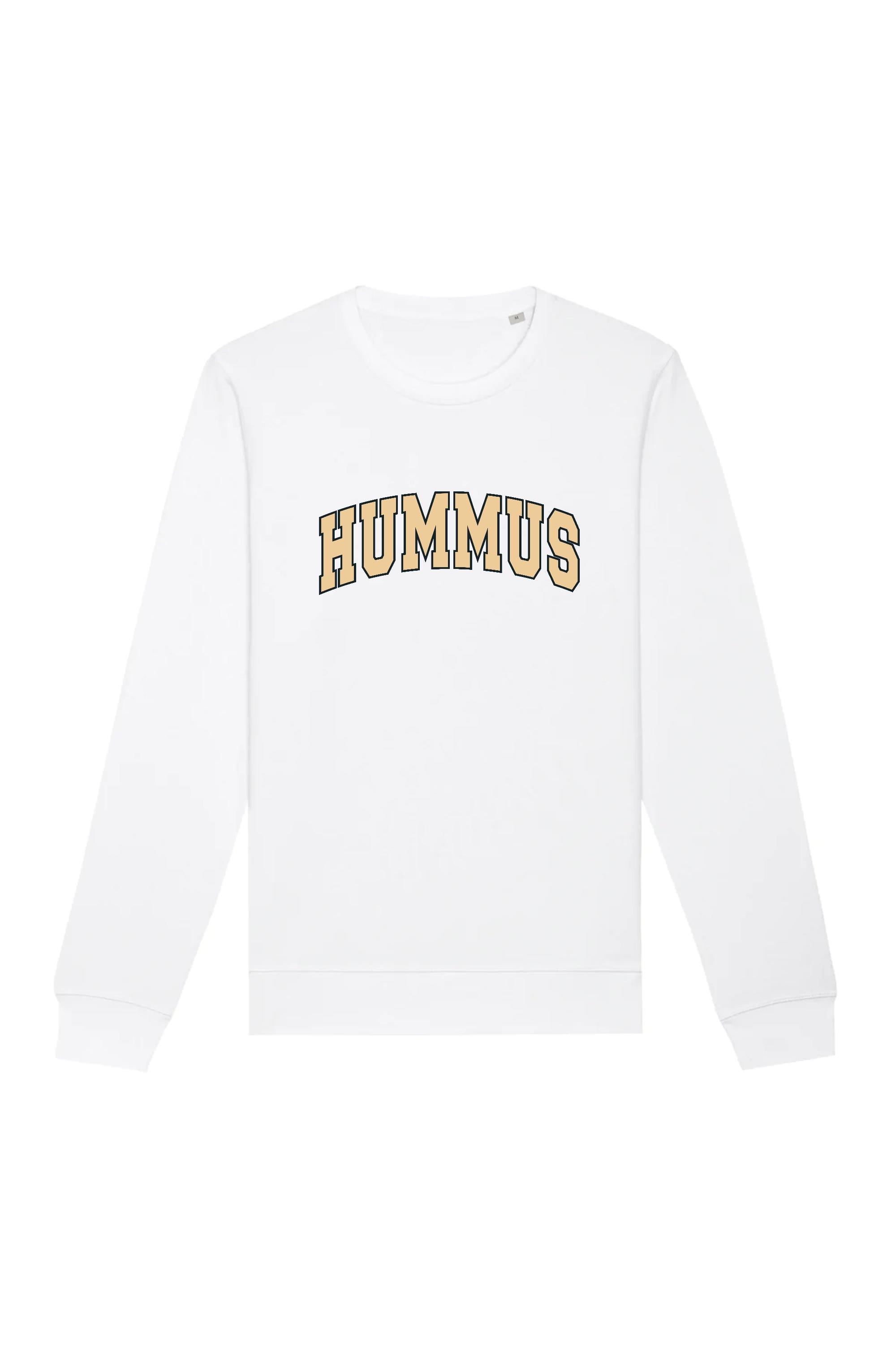 Image of Oat Milk Club dames vegan Sweatshirt Hummus Wit