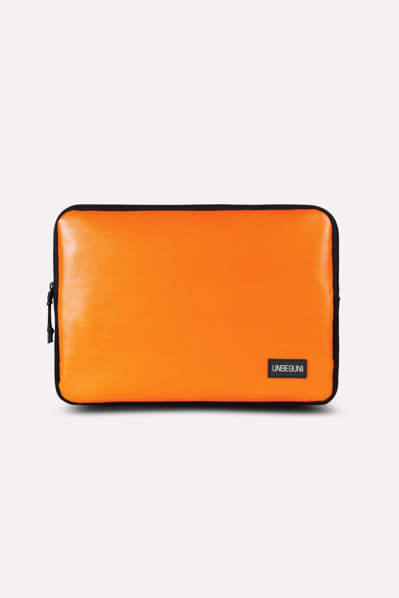 UNBEGUN Herren vegan Laptop-Hülle Orange
