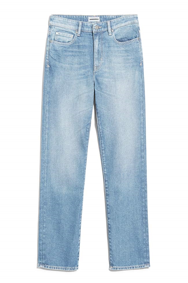ARMEDANGELS Damen vegan Jeans Carena Easy Blau