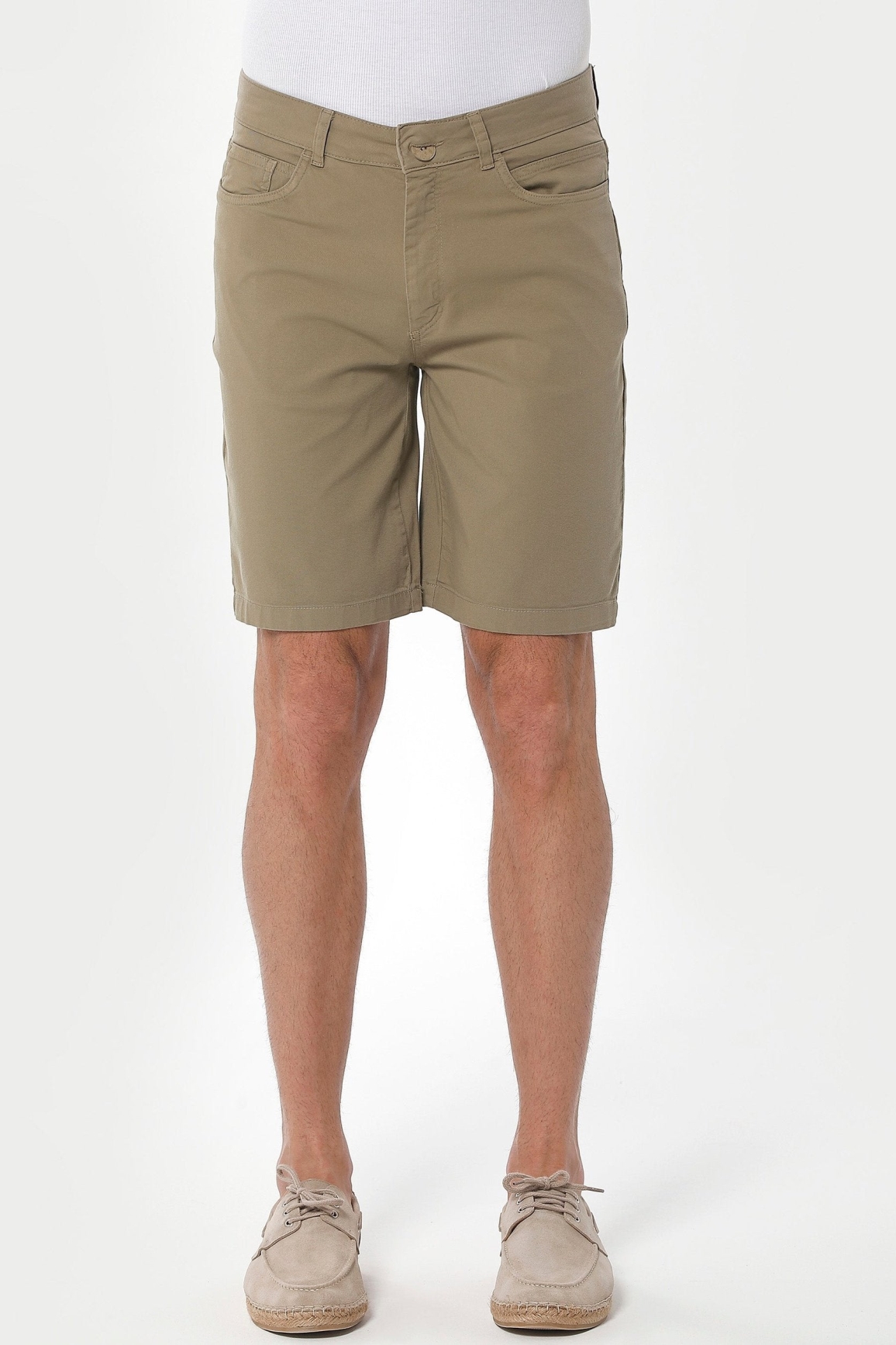 ORGANICATION Herren vegan Shorts Five Pocket OlivgrÃ¼n