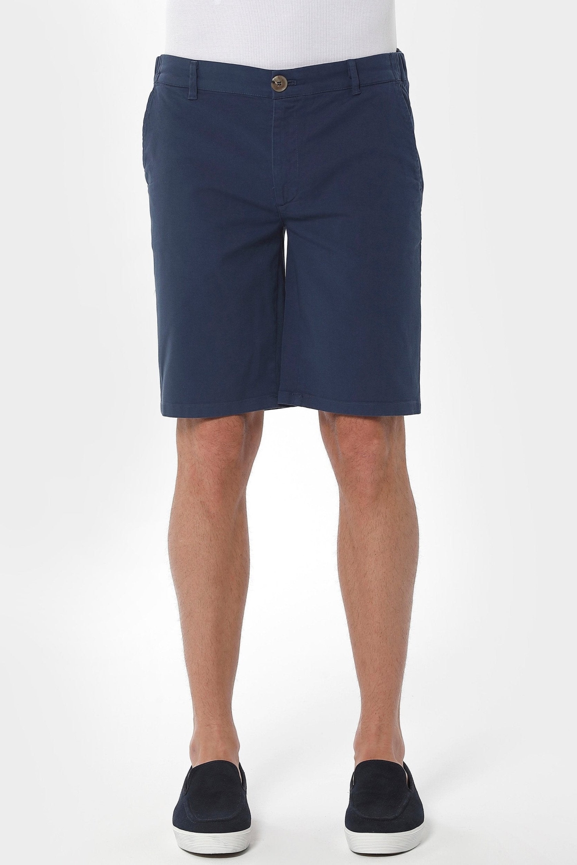 ORGANICATION Herren vegan Chino Shorts Navy Blau