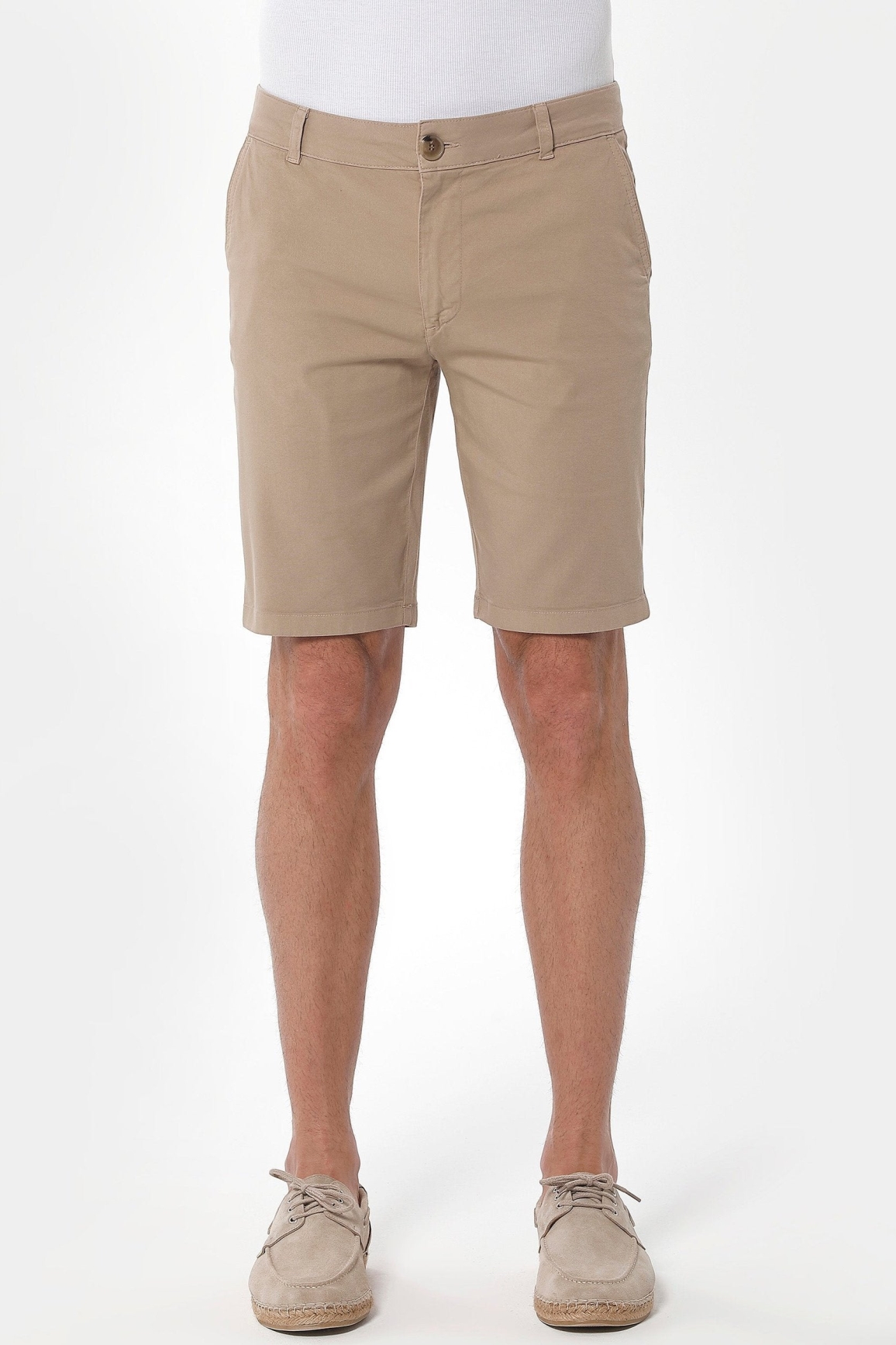 ORGANICATION Herren vegan Chino Shorts Slim Beige
