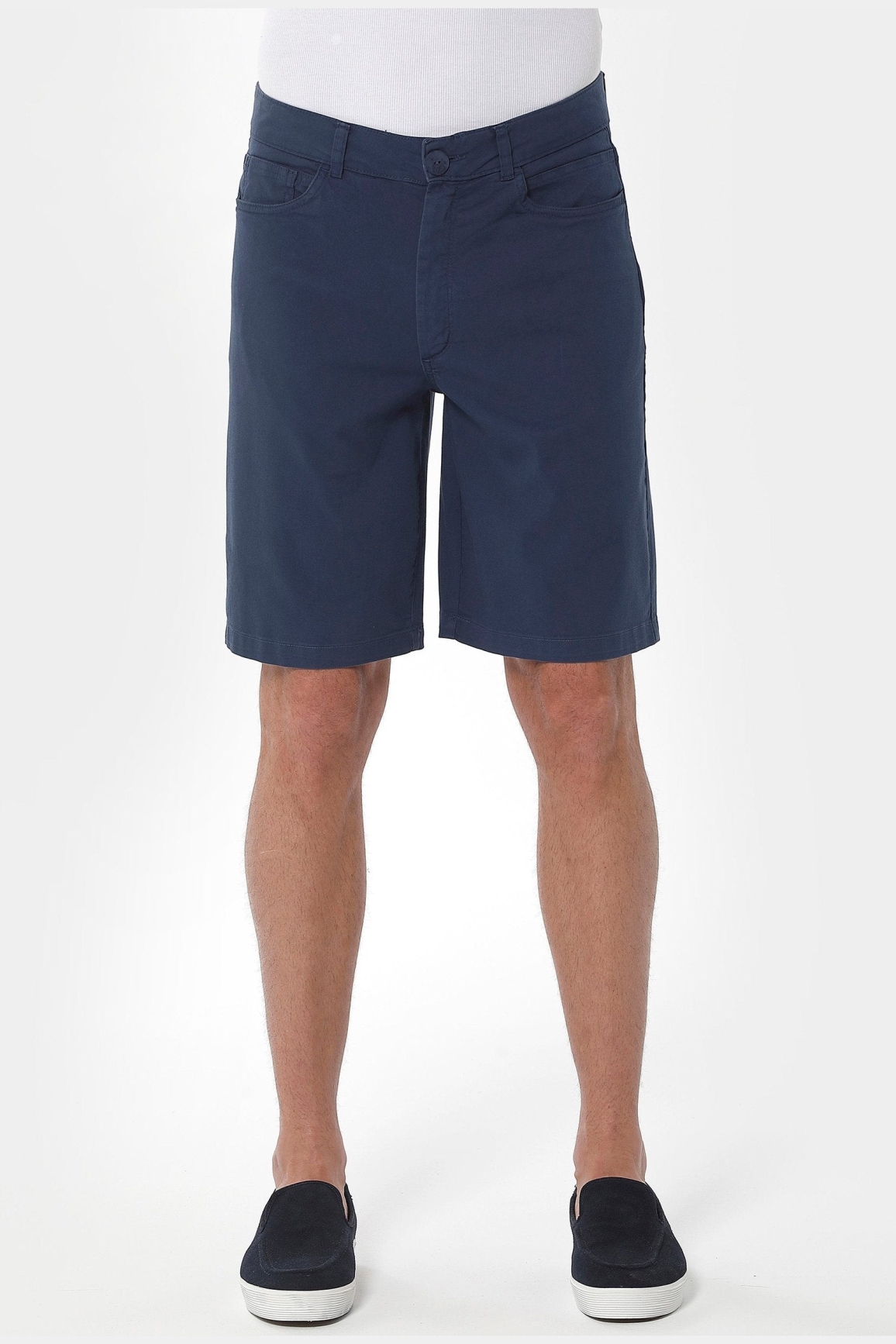 ORGANICATION Herren vegan Shorts Five Pocket Navy Blau