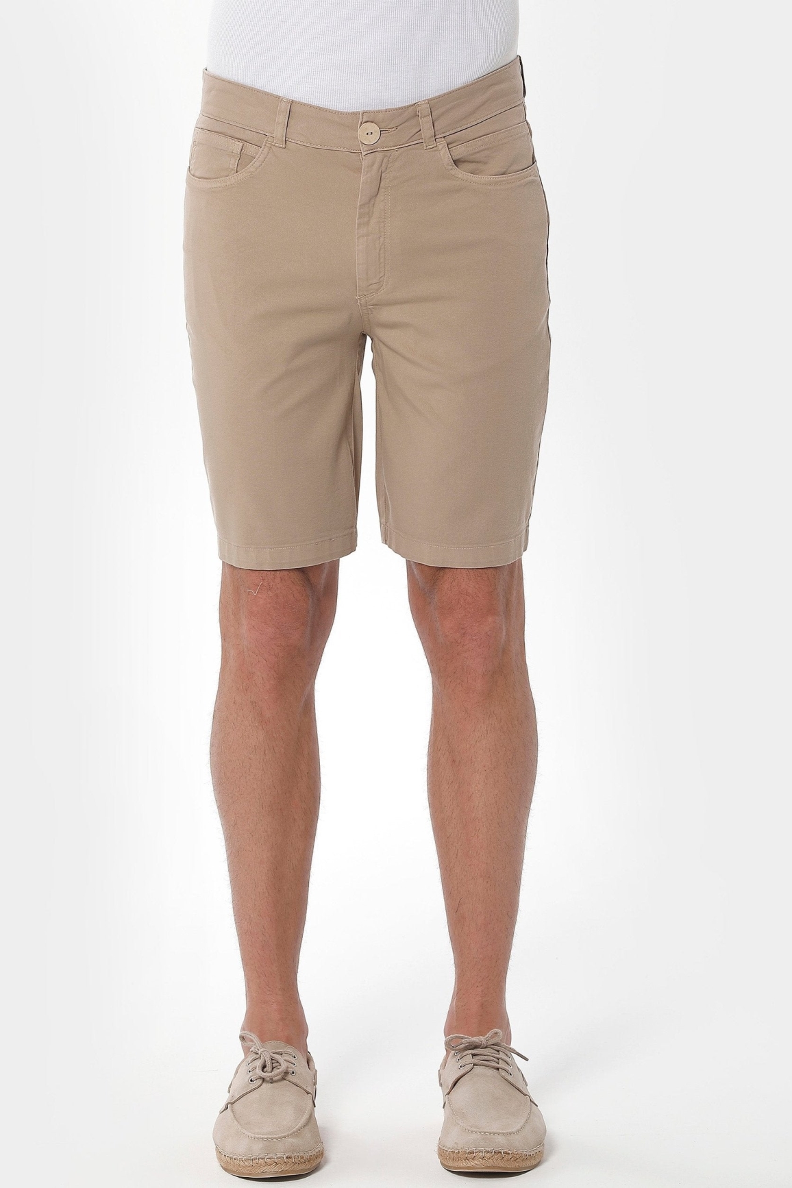 ORGANICATION Herren vegan Shorts Five Pocket Beige