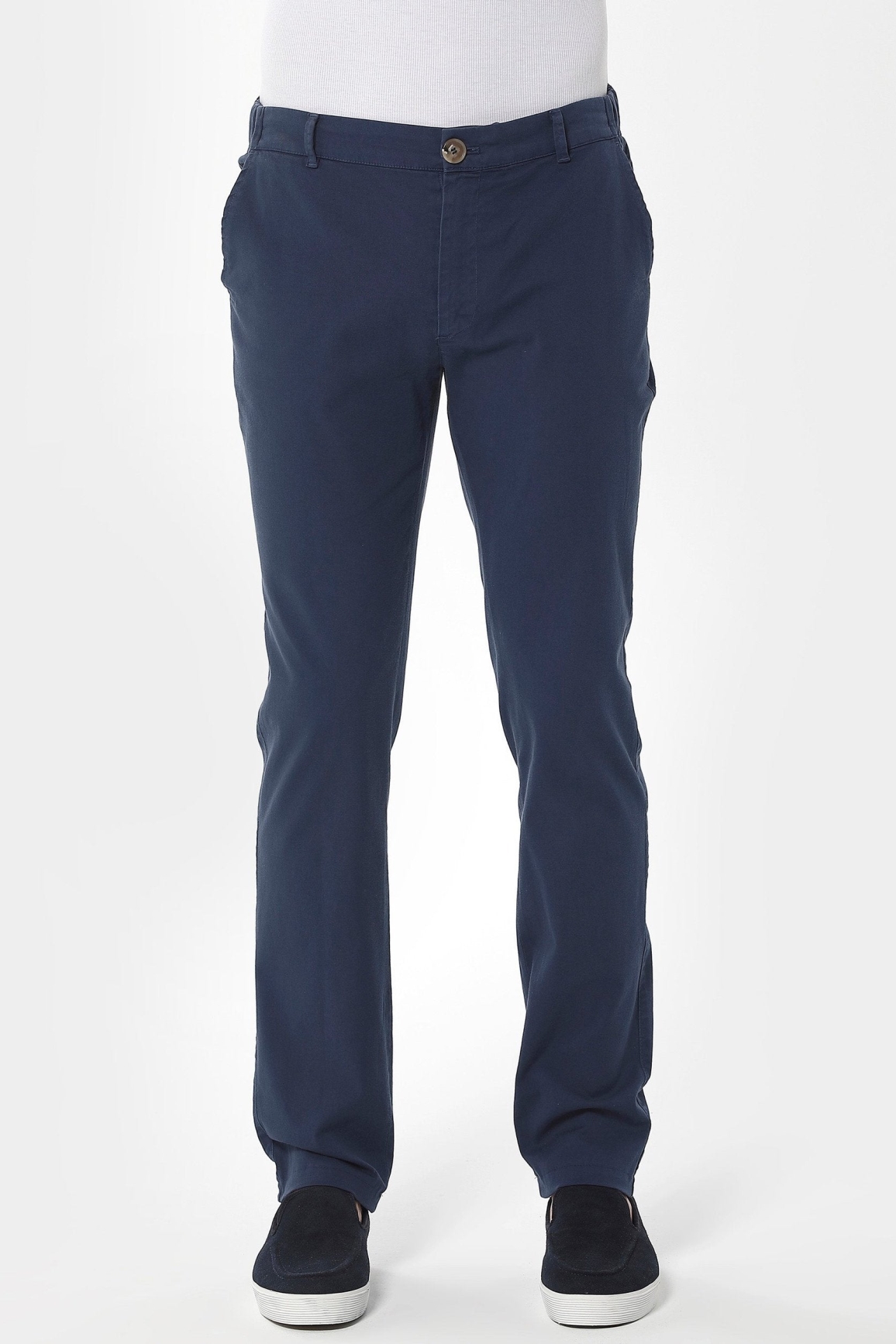 ORGANICATION Herren vegan Chino Hose Navy Blau