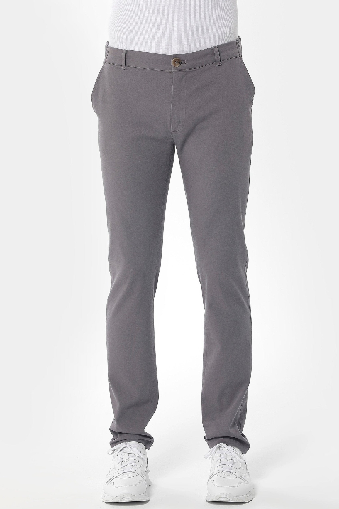 ORGANICATION Herren vegan Chino Hose Schattengrau