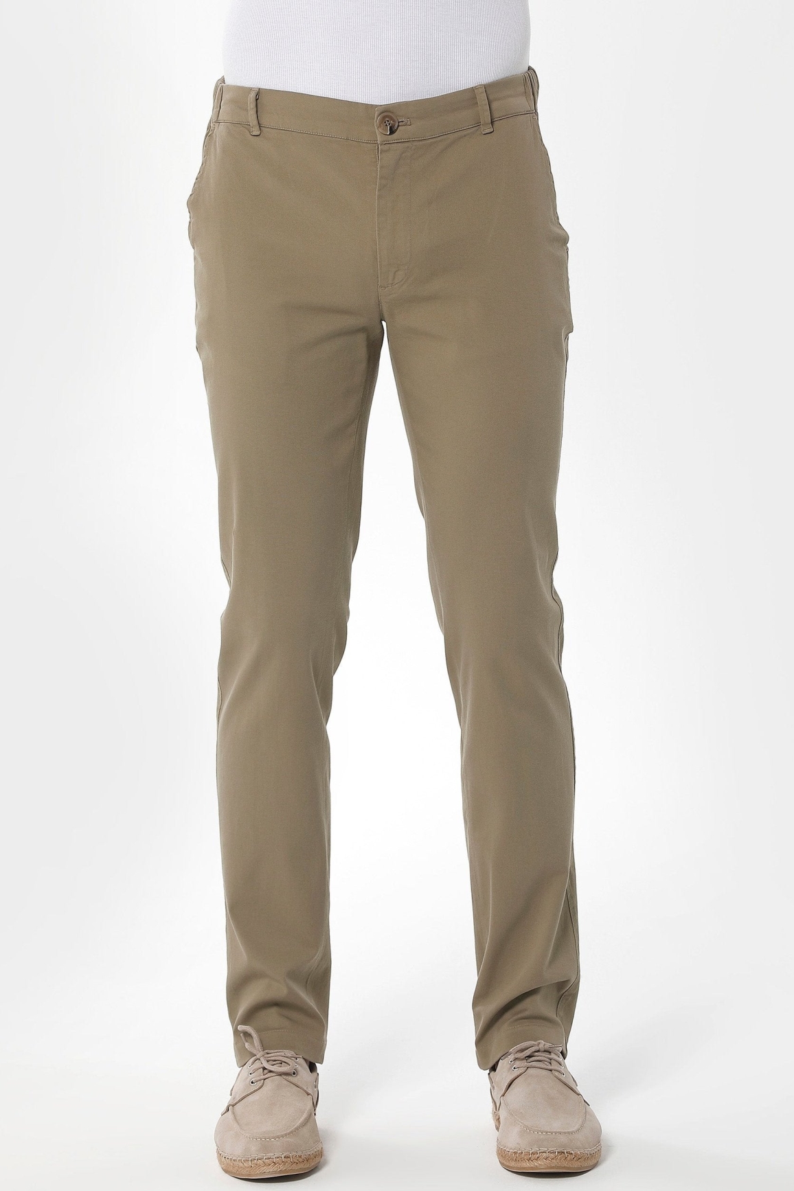 ORGANICATION Herren vegan Chino Hose OlivgrÃ¼n