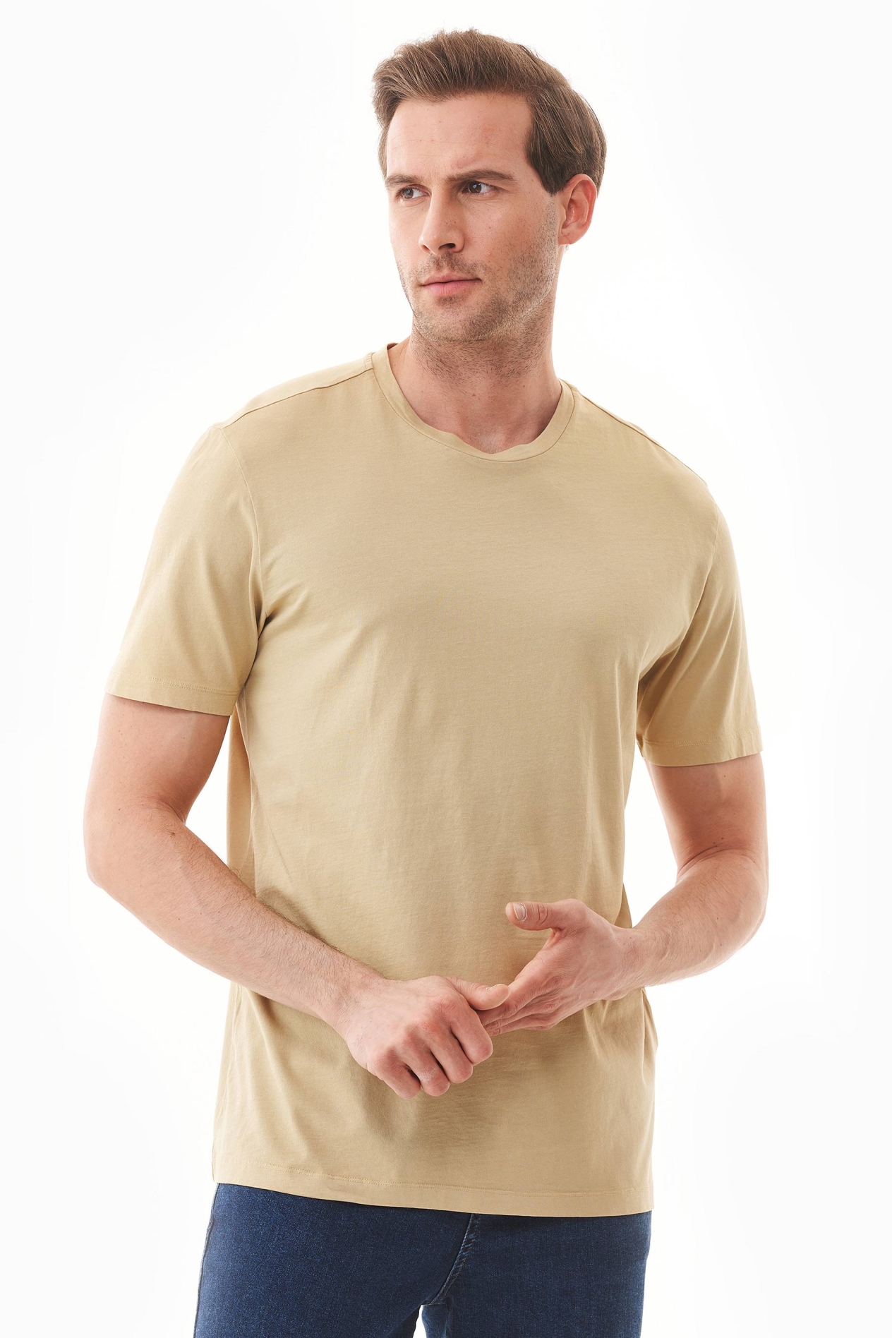ORGANICATION Herren vegan T-Shirt SchweiÃŸblume Gelb