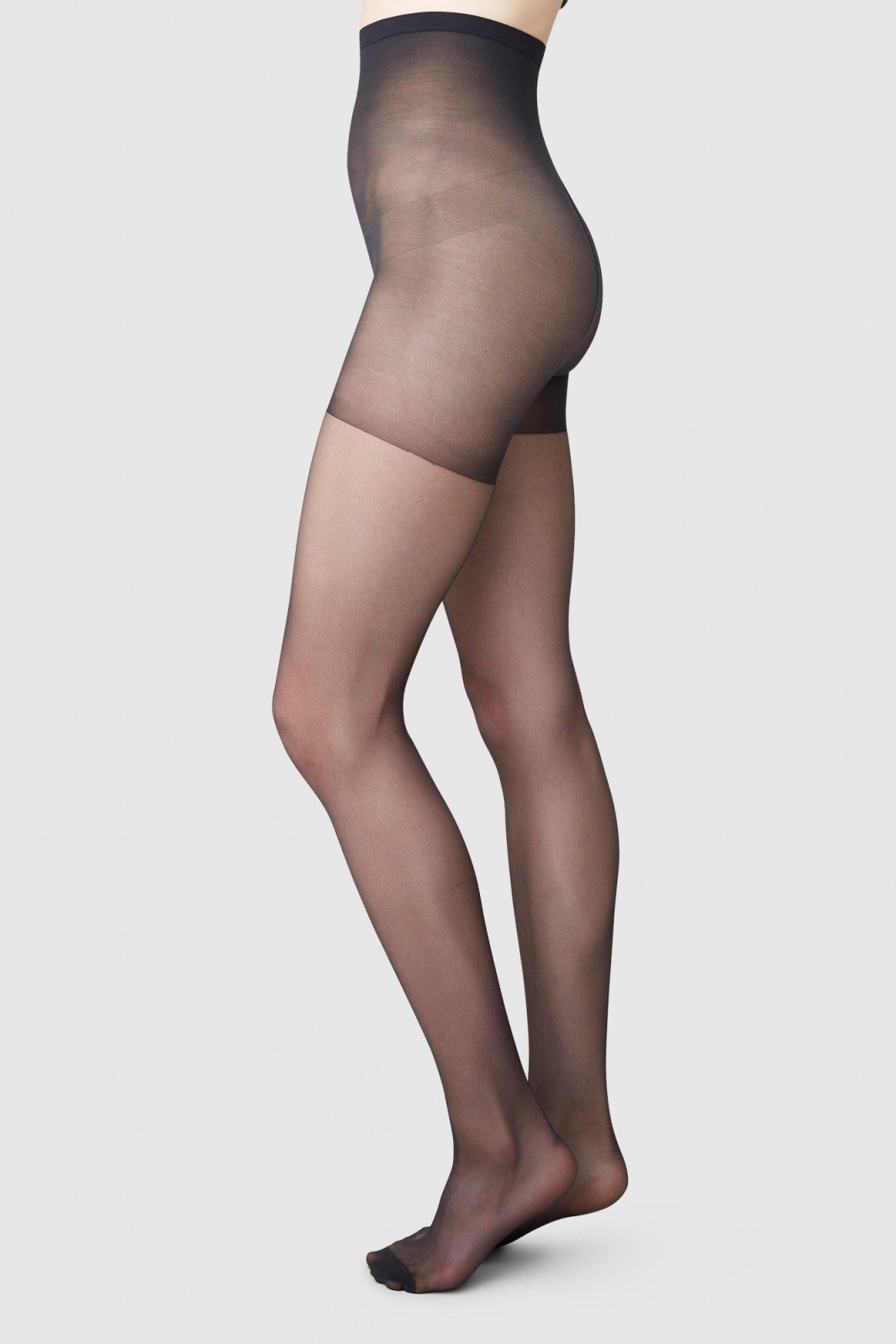 Swedish Stockings womens vegan Tights Sculpting Tuva Black