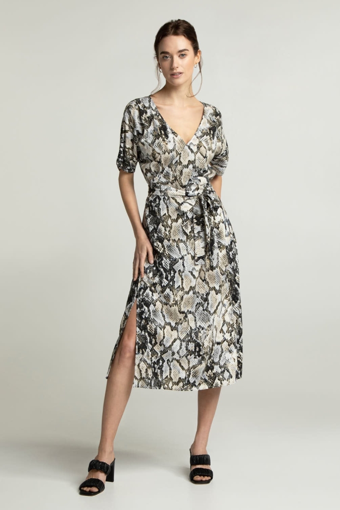 Lovjoi Damen vegan Dress Adeena Python