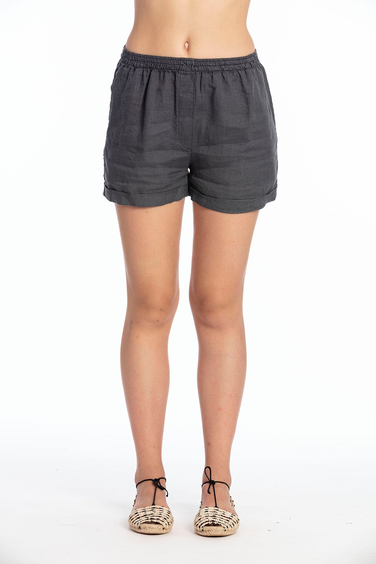 Image of RAVENS VIEW IBIZA dames vegan Korte Broek Creta Lava Blauw