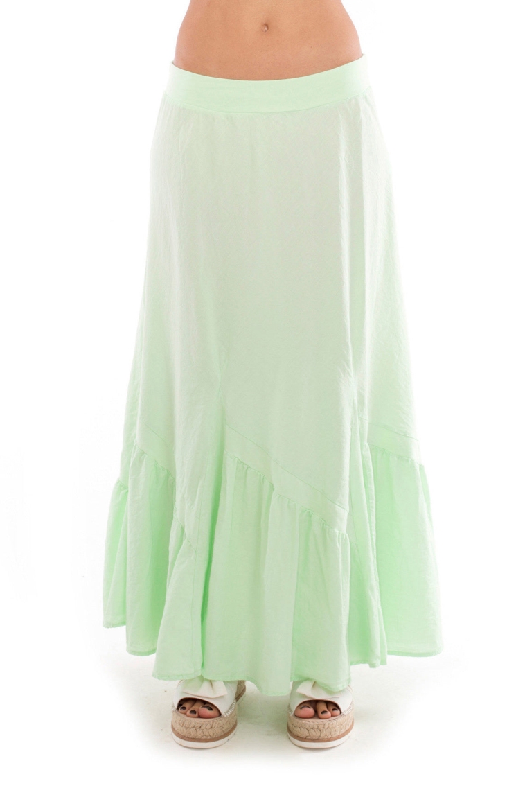 Image of RAVENS VIEW IBIZA dames vegan Rokje Selma Mint Groen