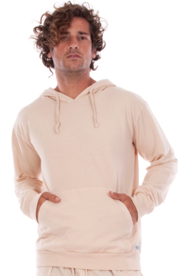 RAVENS VIEW IBIZA Herren vegan Hoodie Ibiza Sand Beige