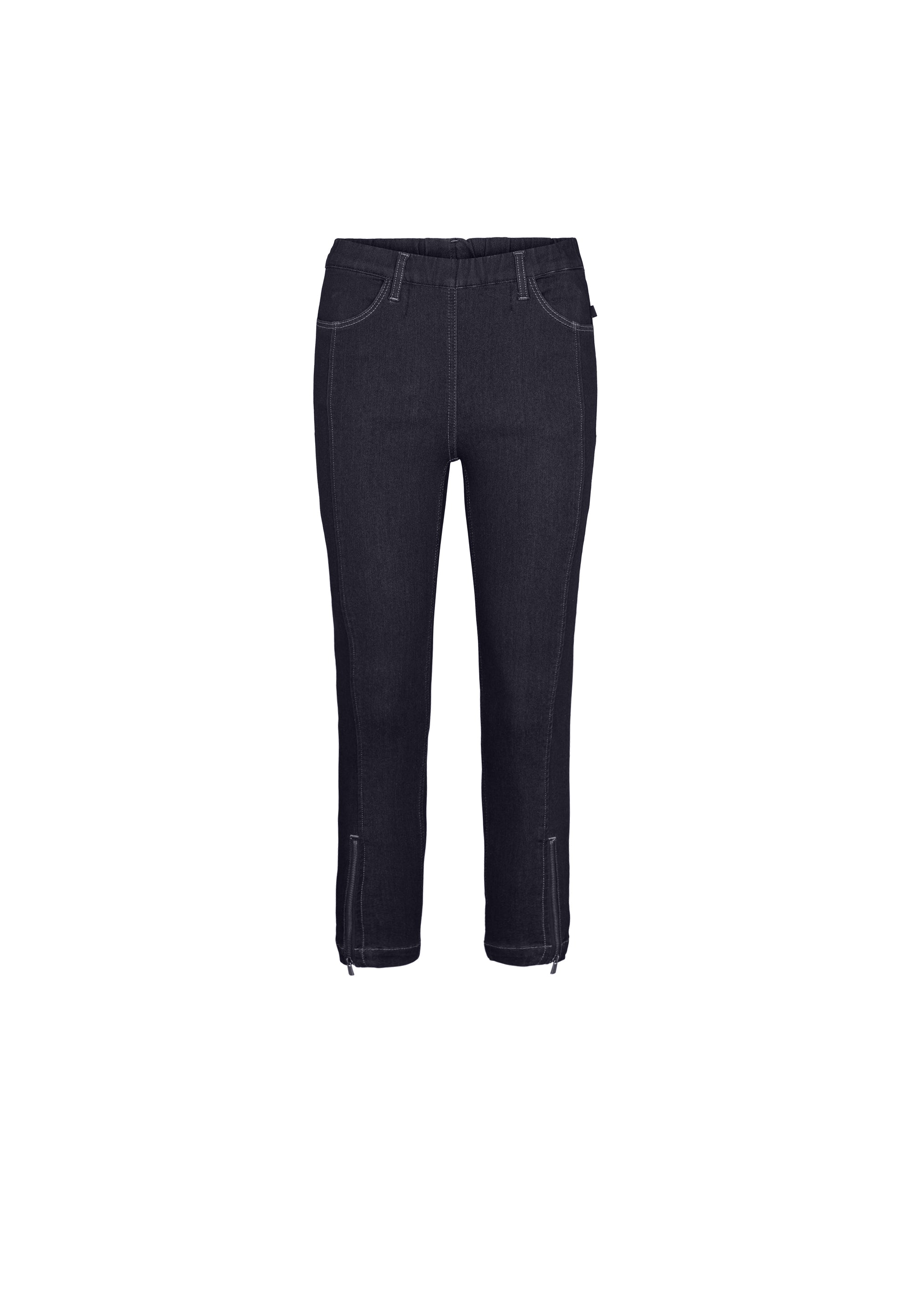 LAURIE Damen vegan Piper Regular Crop - Dunkelblauer Denim