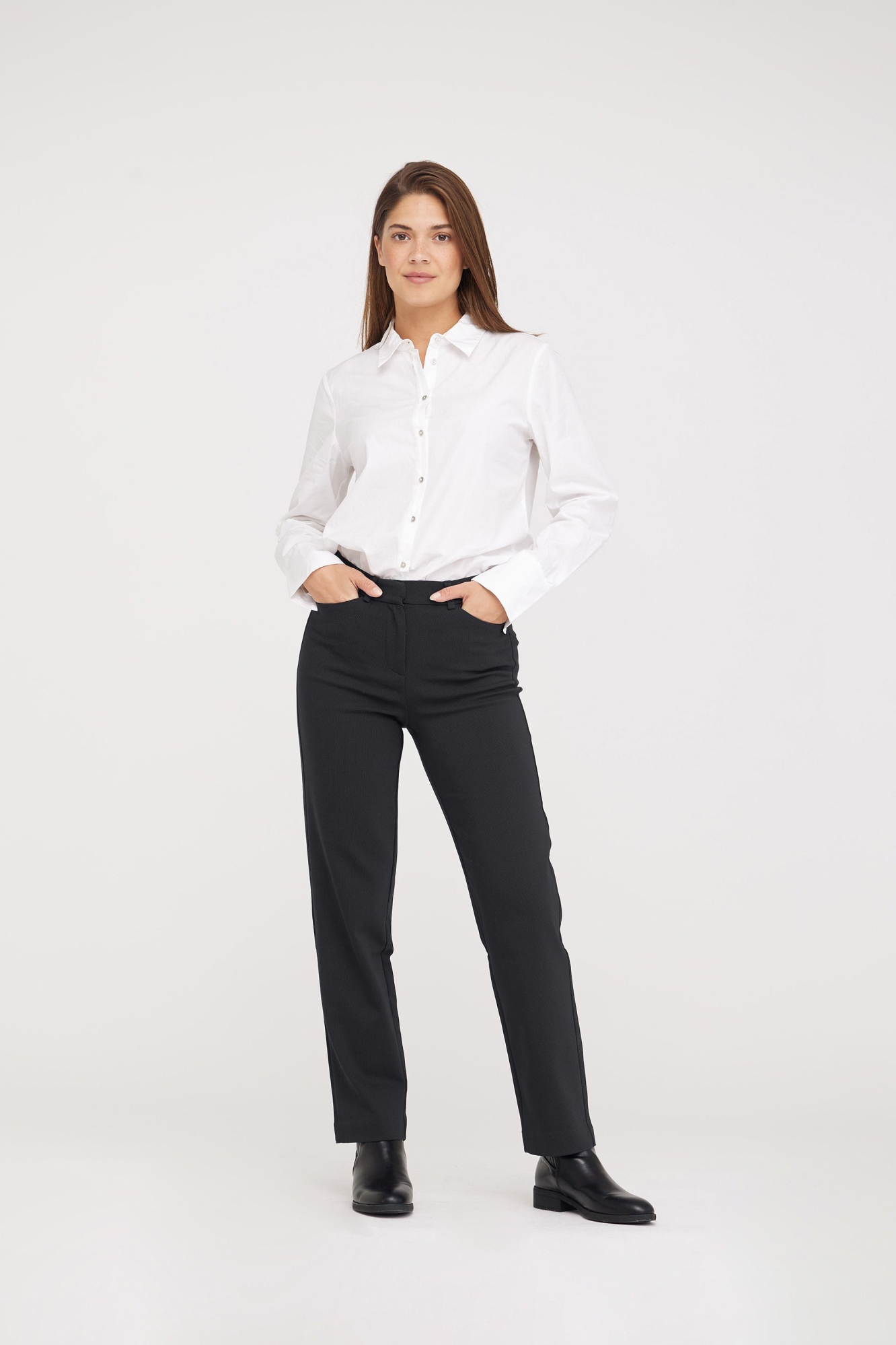 LAURIE Damen vegan Teresa Regular Sl - Black Dot