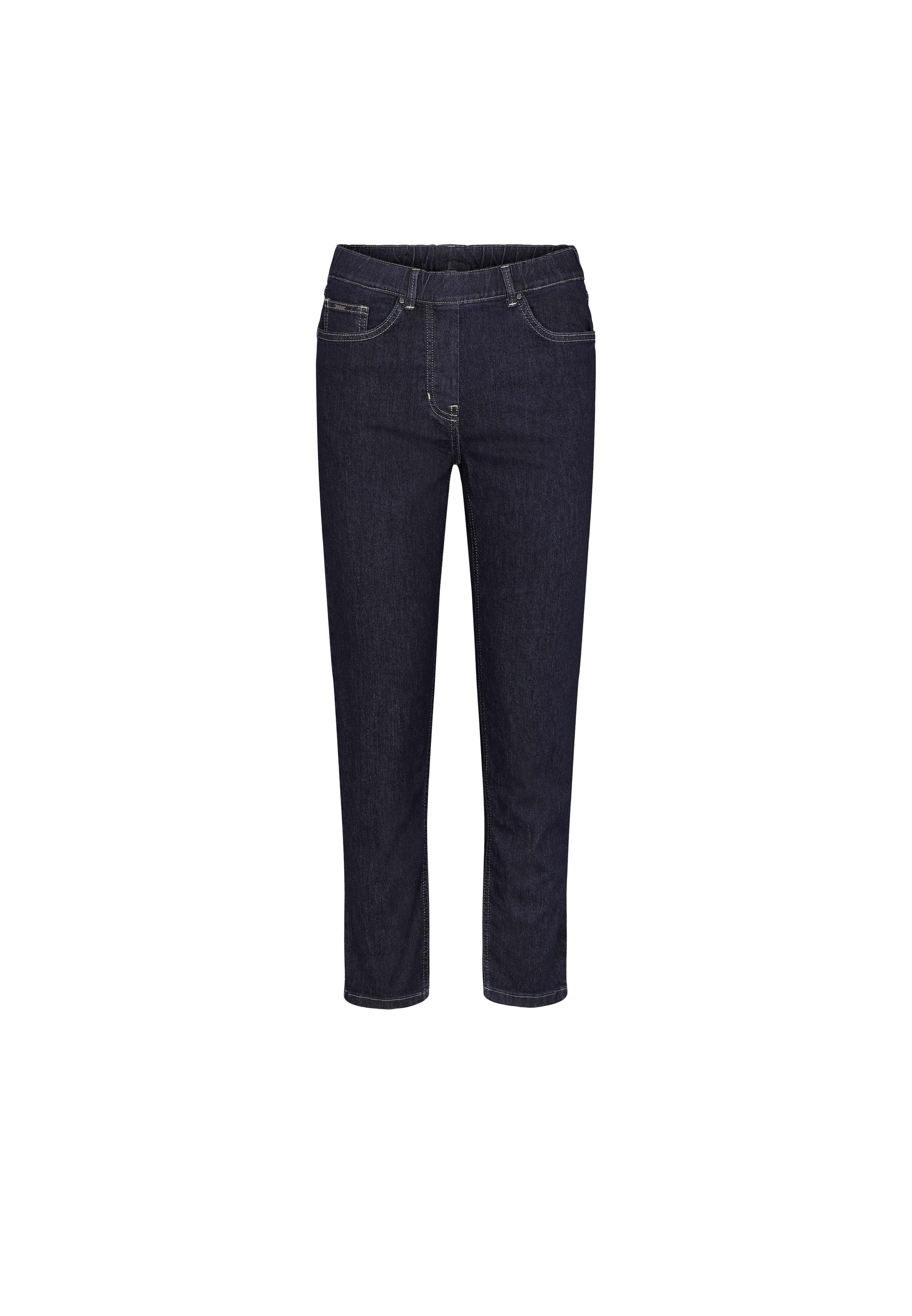 LAURIE Damen vegan Hose Hannah Regular Xsl Dunkelblau Denim