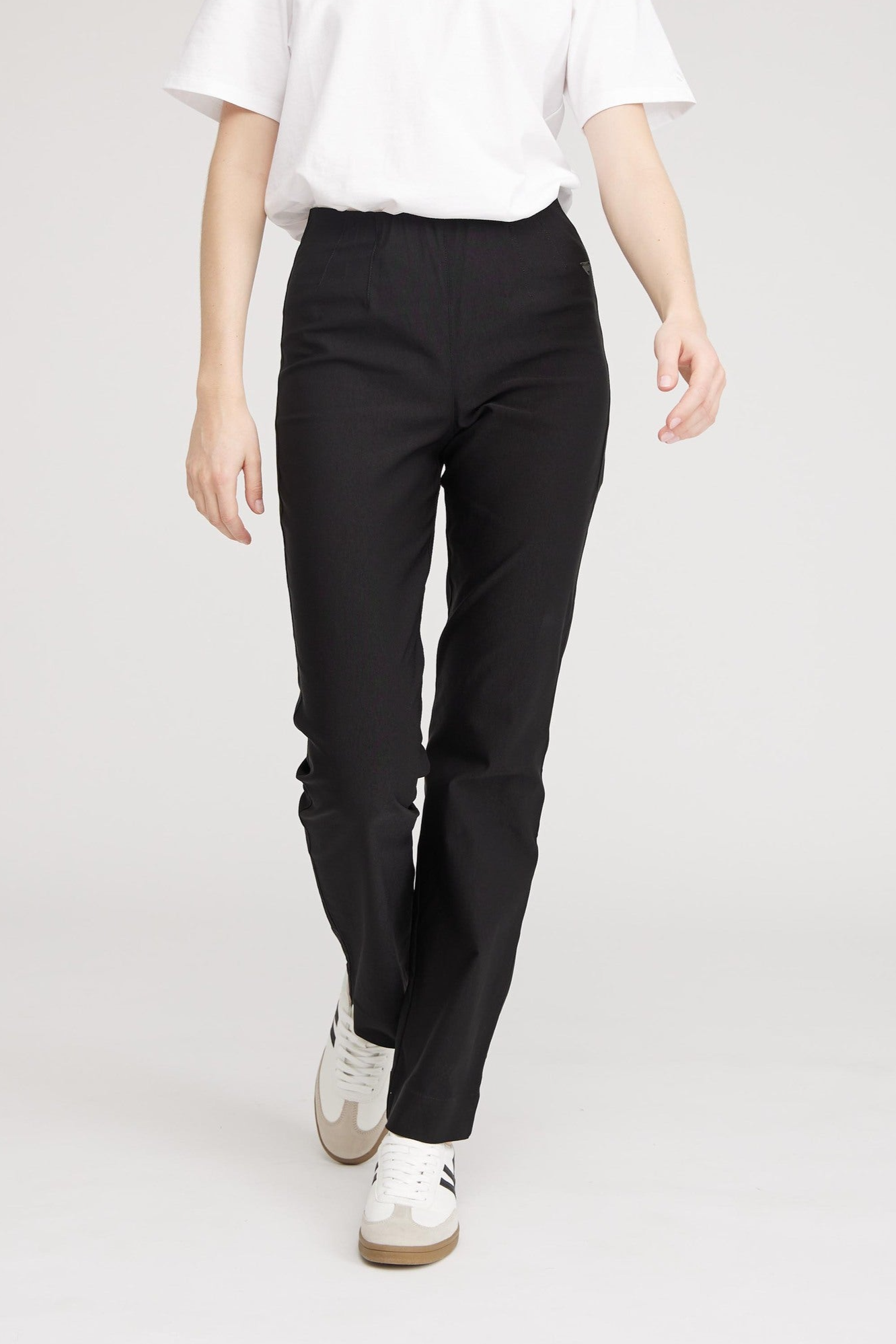 75251 - Damen vegan Hose Bella Straight Ml Schwarz