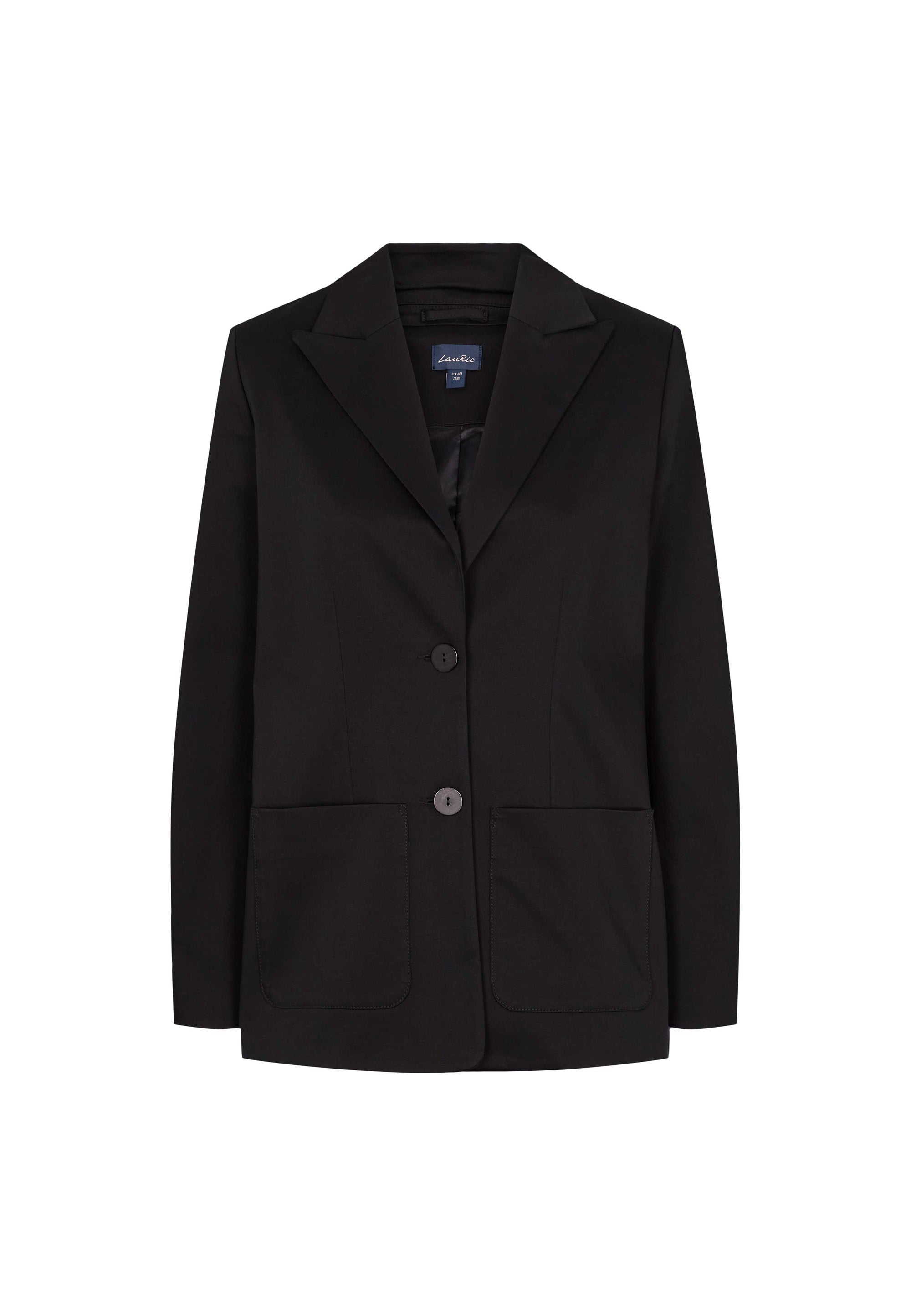 LAURIE Damen vegan Blazer Britt 76cm Schwarz