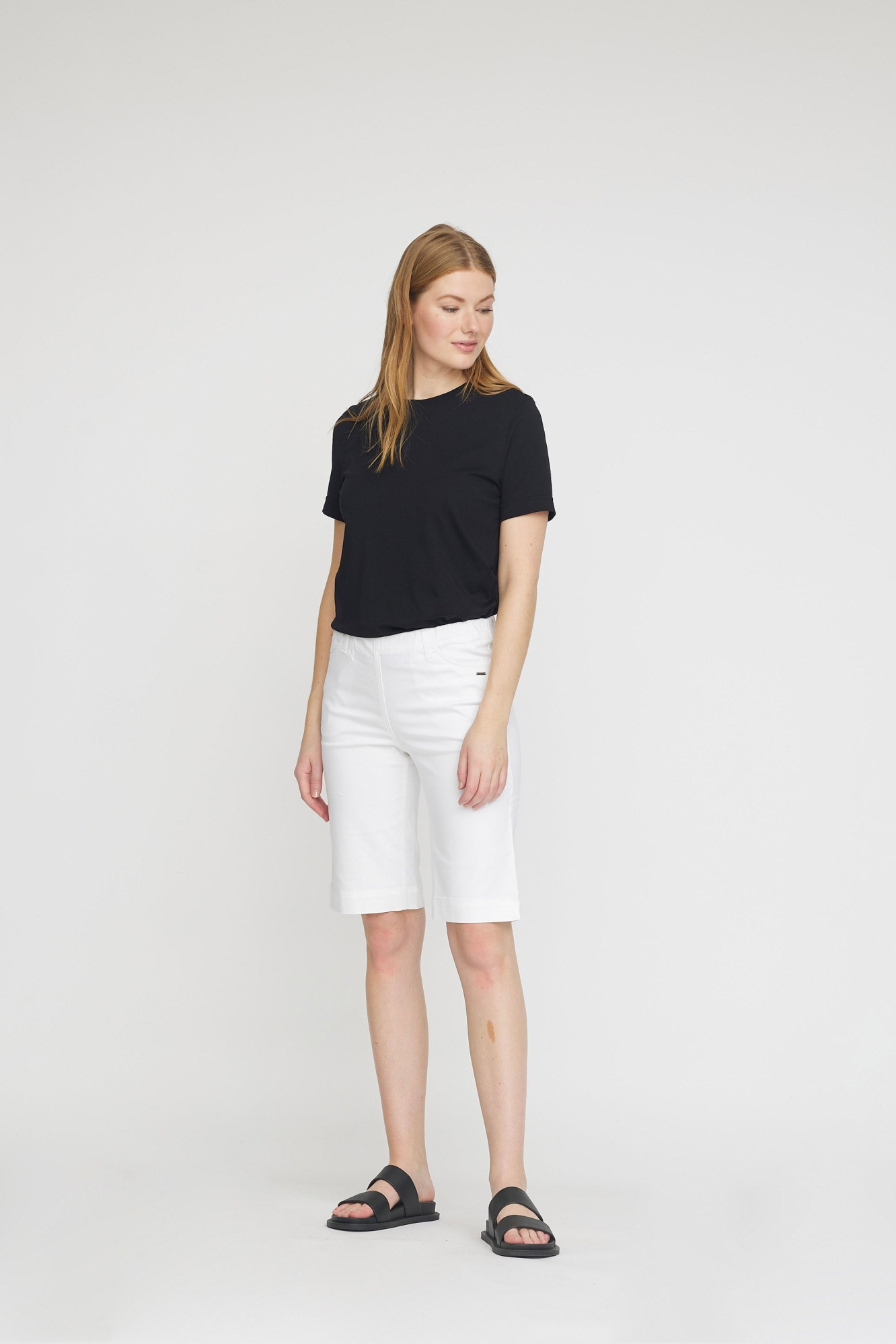 LAURIE Damen vegan Shorts Kelly Regular WeiÃŸ