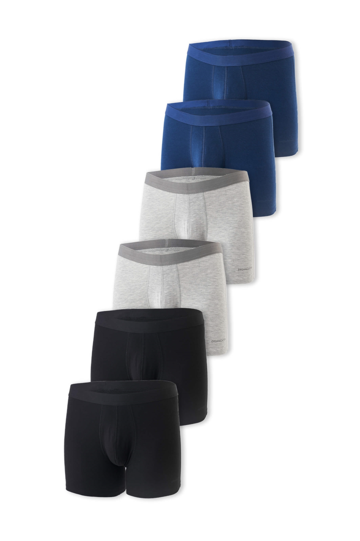 Image of ORGANICATION mannen vegan Multipack 6x Boxershorts Brunno Multicolor