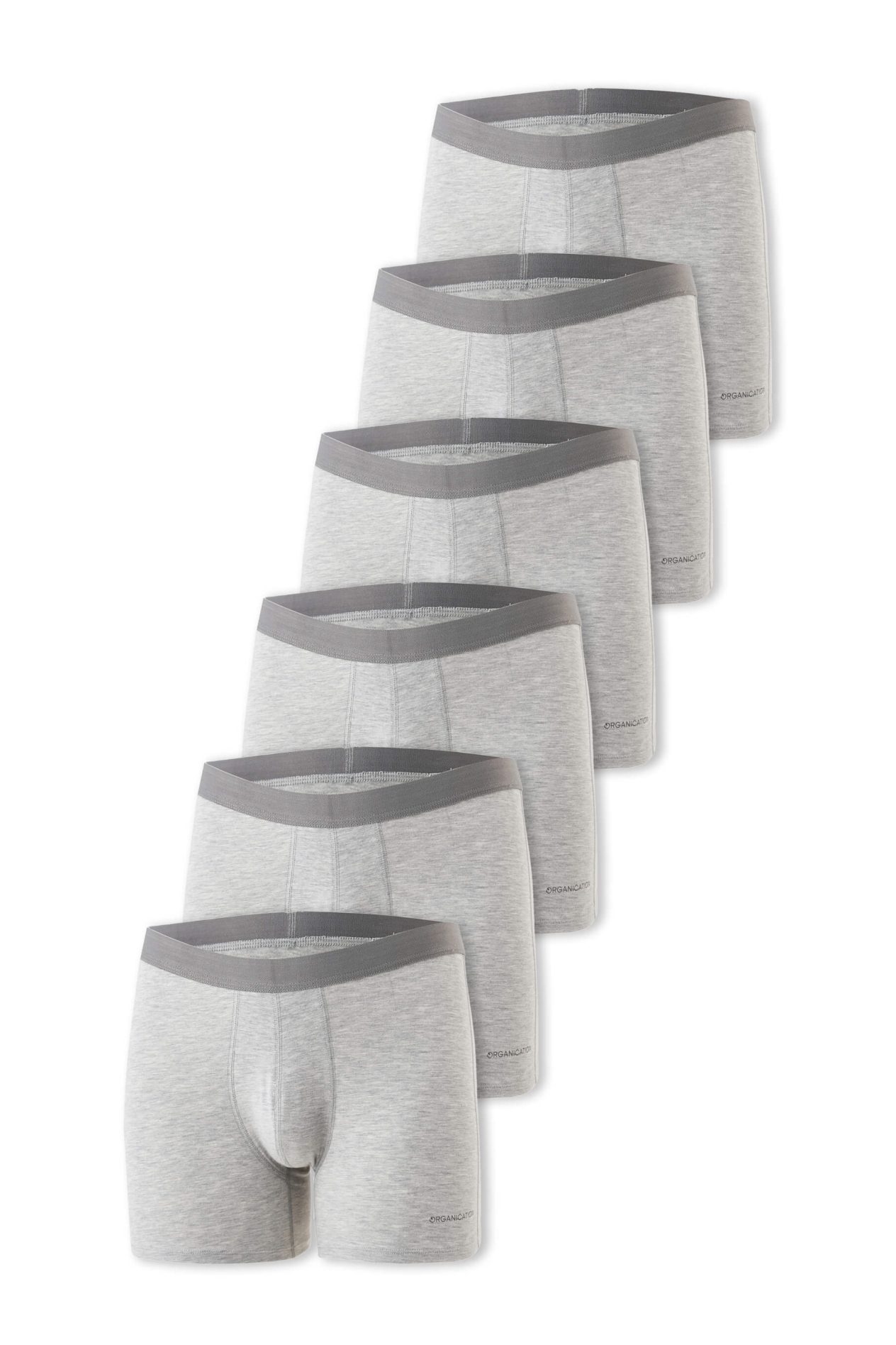 ORGANICATION Herren vegan Brunno Boxer Brief Aus Bio-Baumwolle Und Tencelâ„¢ Modal Im 6er-Pack