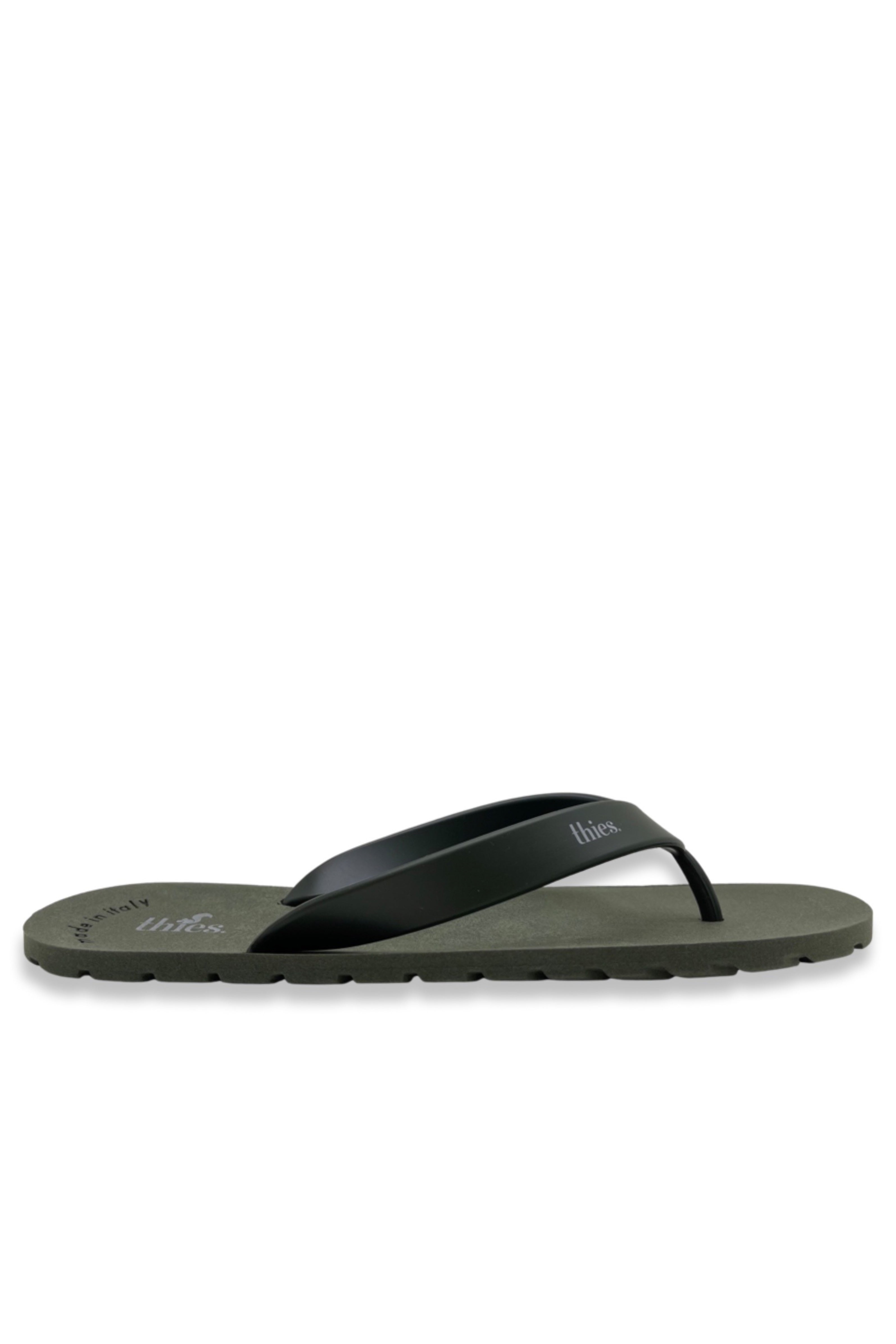 thies men vegan Flip Flops Eco Olive Green