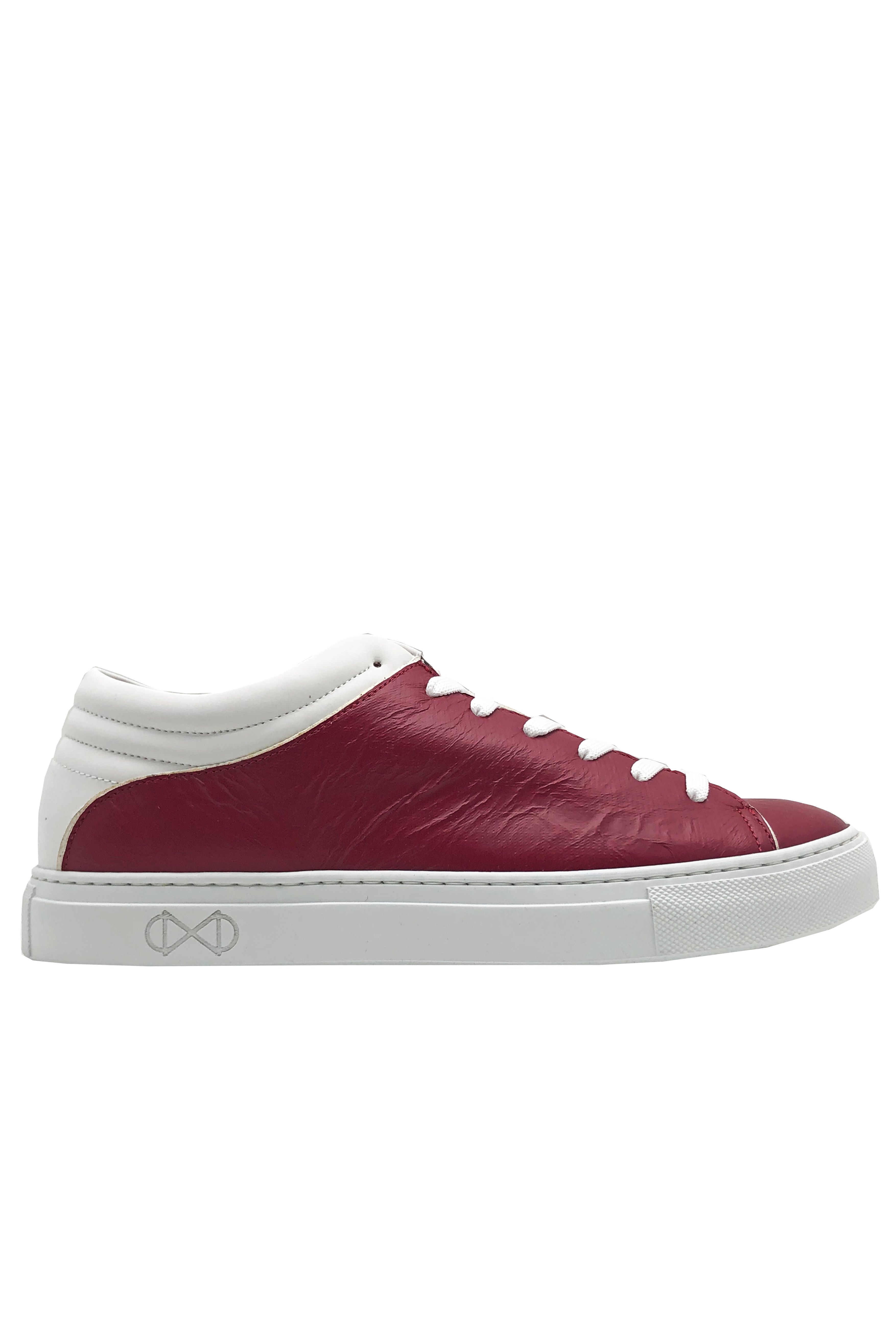76074 - Herren vegan Sneaker Sleek Low Tyvek Â® Rotes Papier