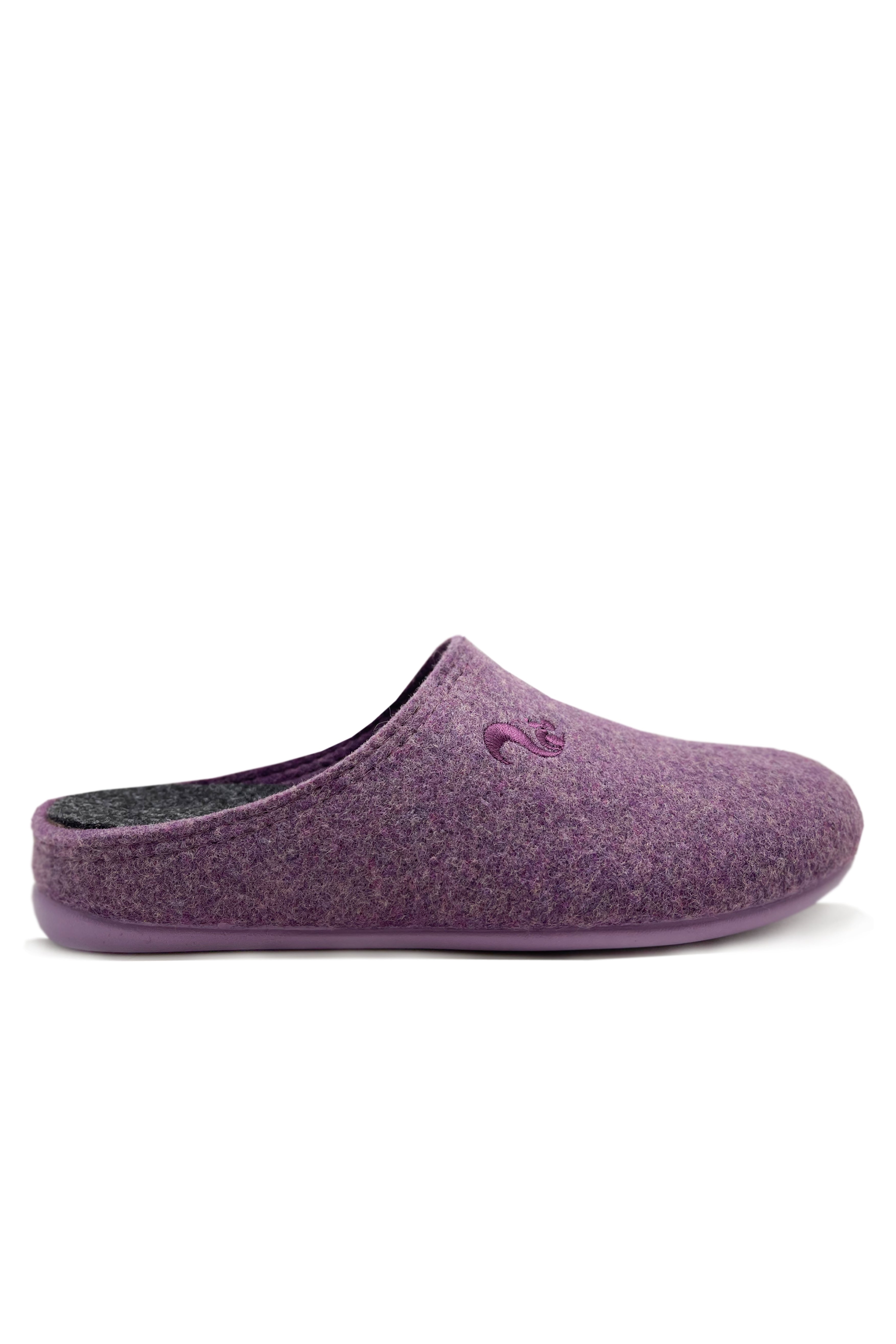 thies men vegan Slipper Recycled Pet Aubergine Purple