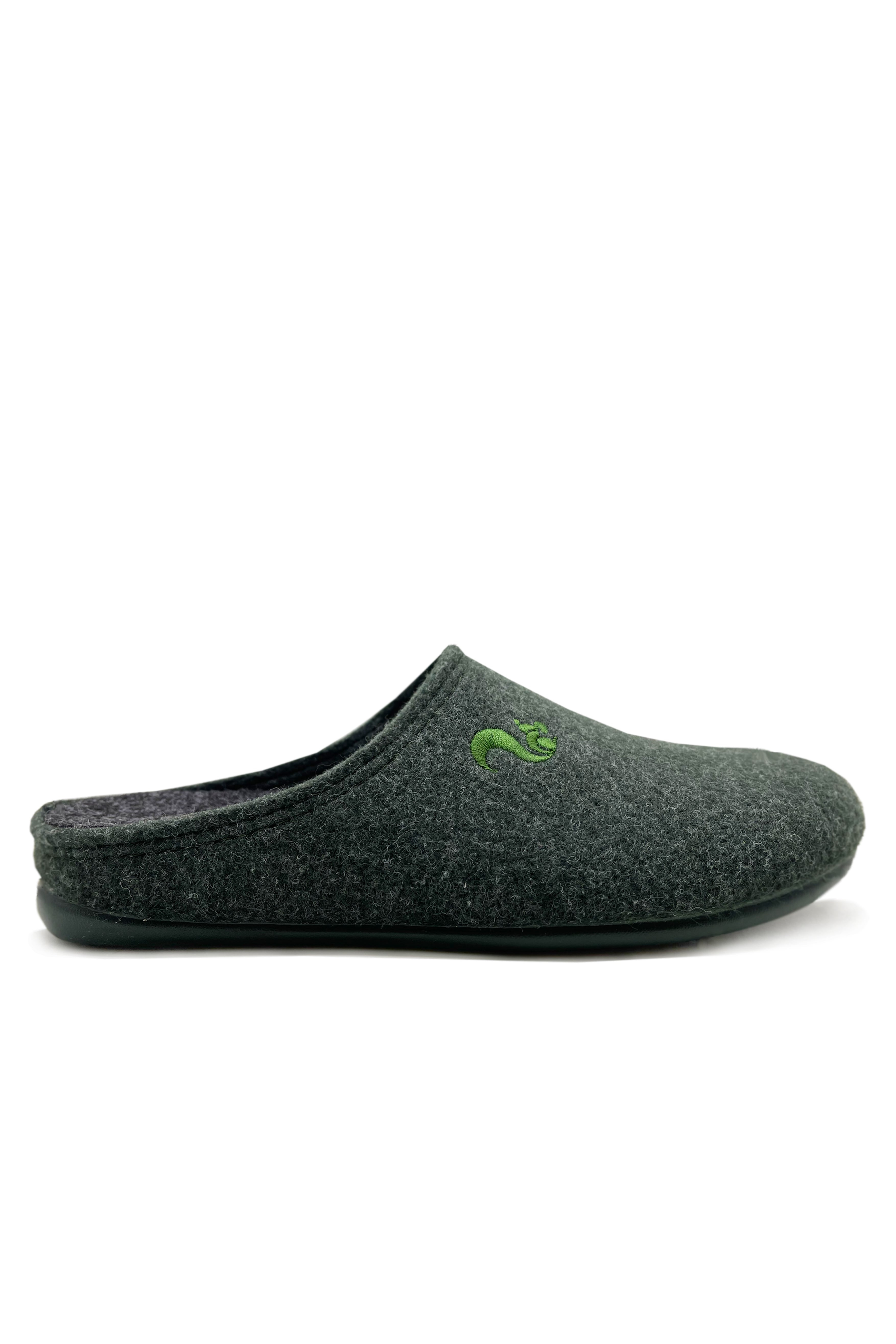 thies men vegan Slipper Recycled Pet Forest Green
