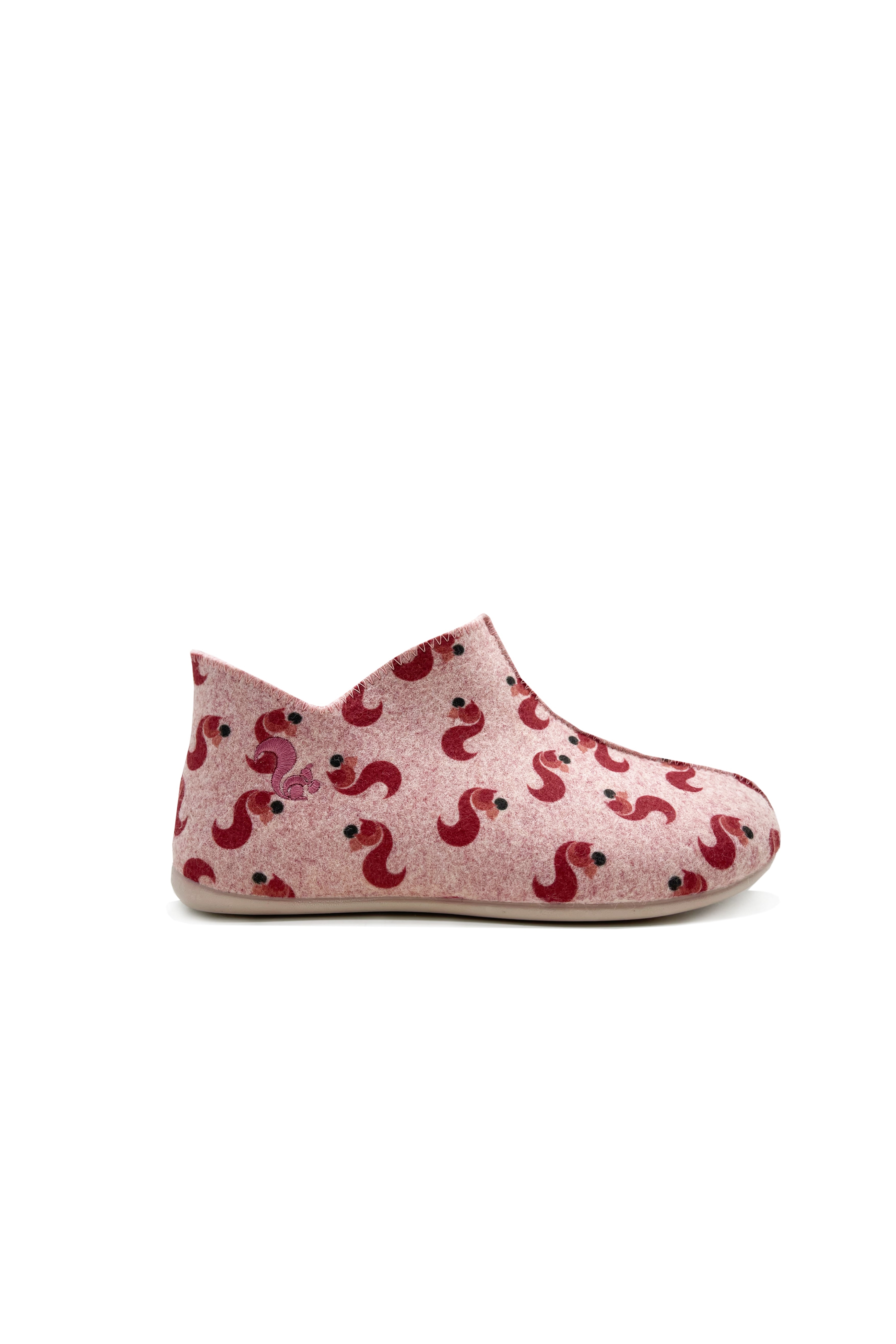 thies unisex vegan Slipper Boot Pet Squirrel Rose